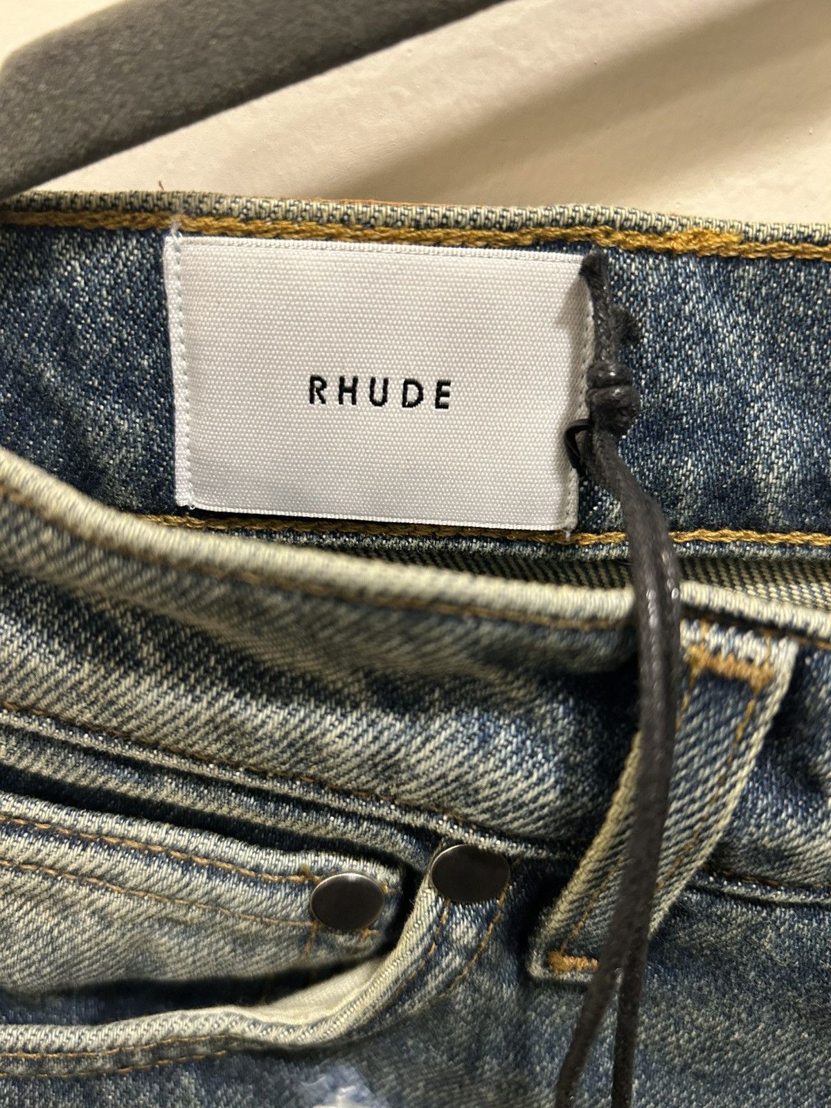 Rhude Rhude 90s indigo denim Size US 33 - 6 Thumbnail