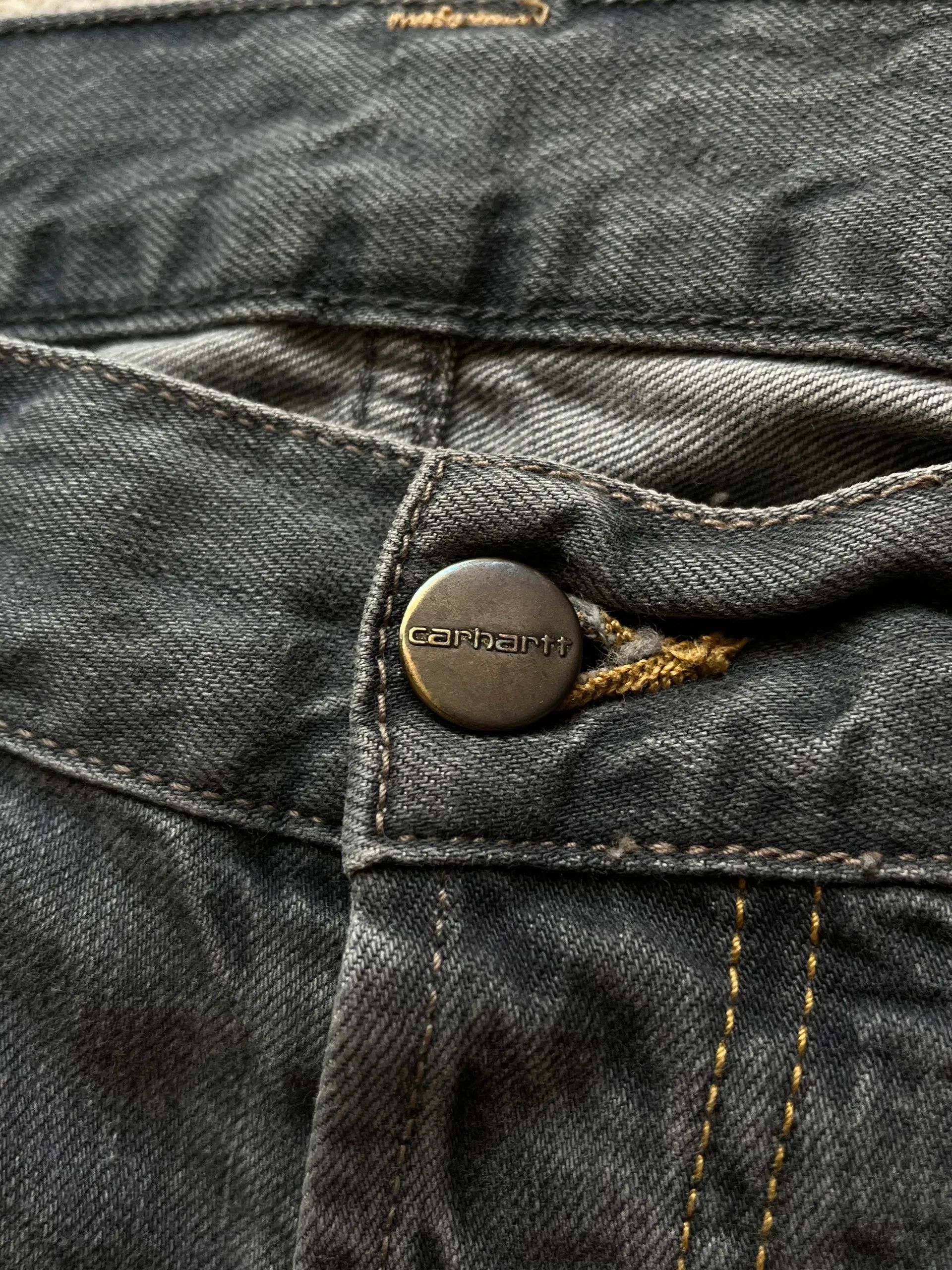 Carhartt Carhartt 2016 Grey Jeans Denim Klondike Pants Sz W 28 L 32 Size US 28 / EU 44 - 5 Thumbnail