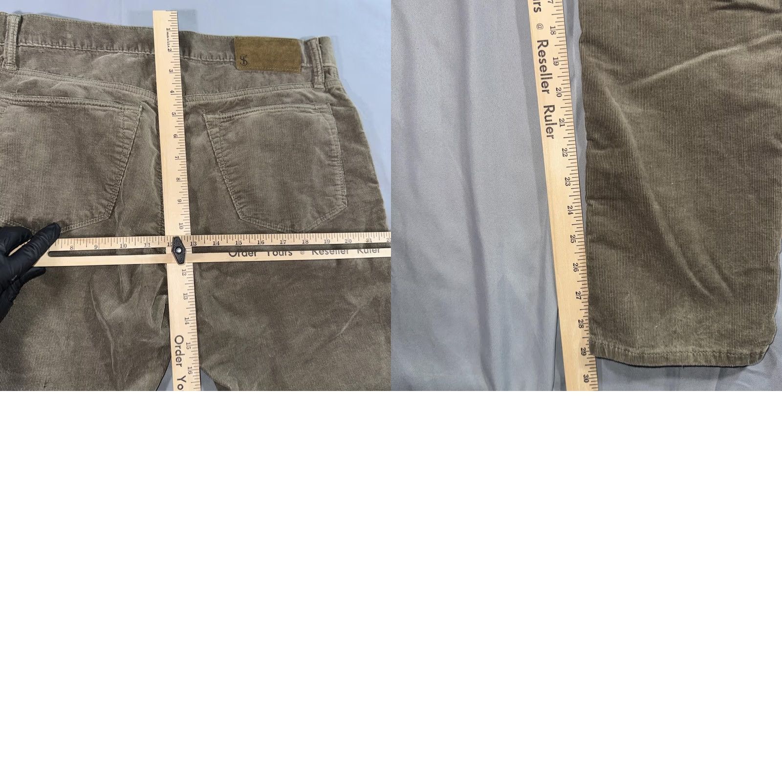 Todd Snyder VINTAGE Todd Snyder Pants Mens 32x32 Beige Stretch Corduroy 5 Pocket Khakis Size US 32 / EU 48 - 8 Thumbnail