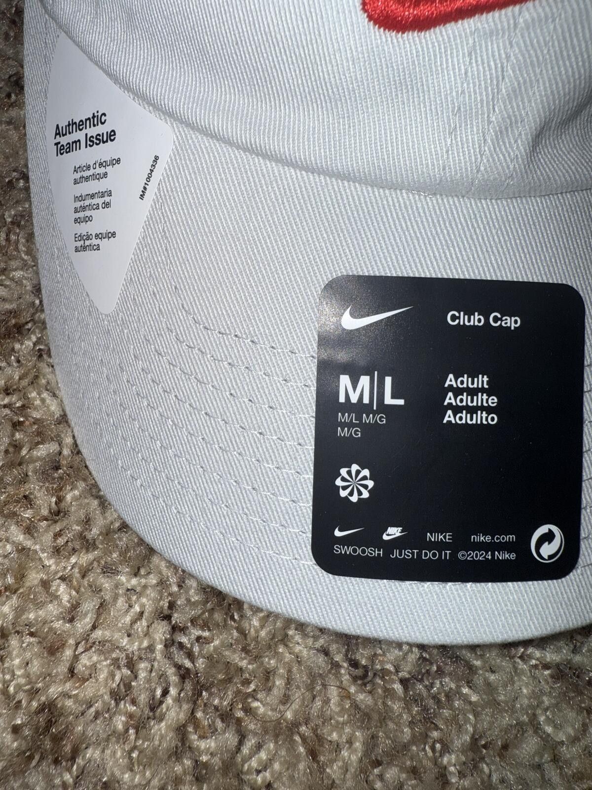 Nike Nike Men's Georgia Bulldogs White Heritage86 Arch Hat Sample Size ONE SIZE - 3 Thumbnail