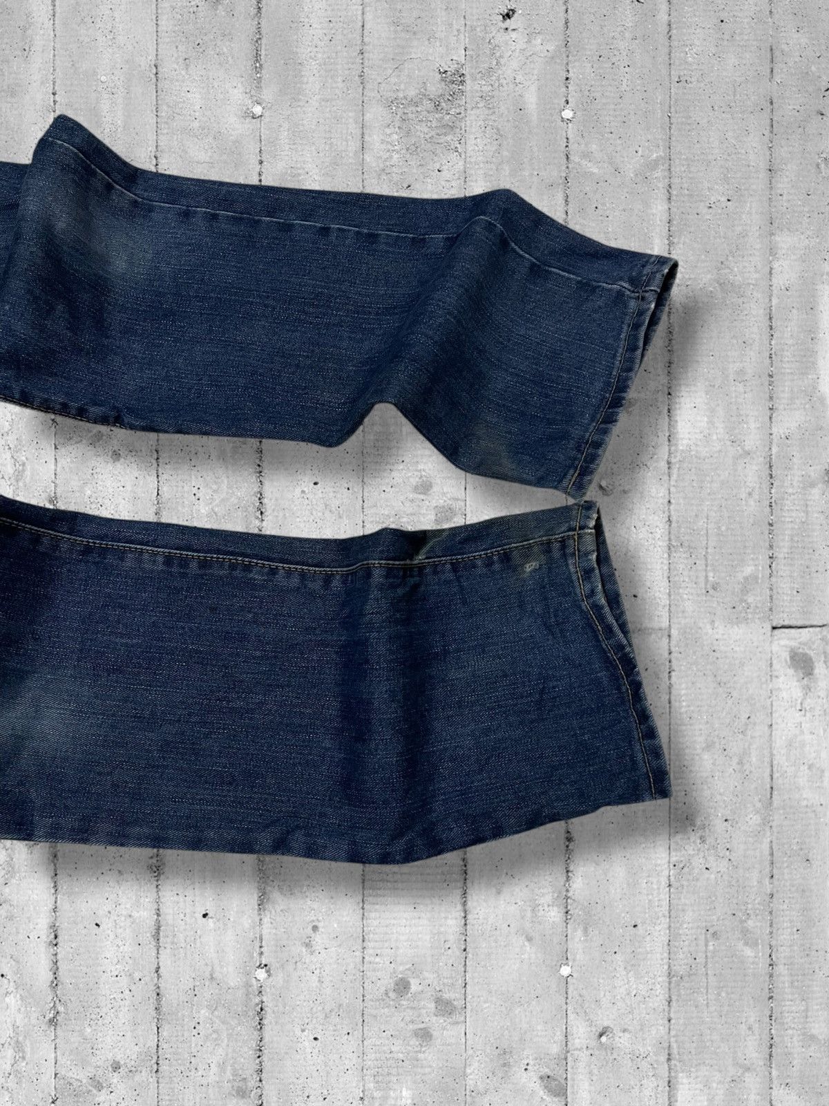 Designer × Edwin × Vintage Vintage 1990s Japan Designer Edwin 403 Distressed Denim Size US 29 - 5 Thumbnail