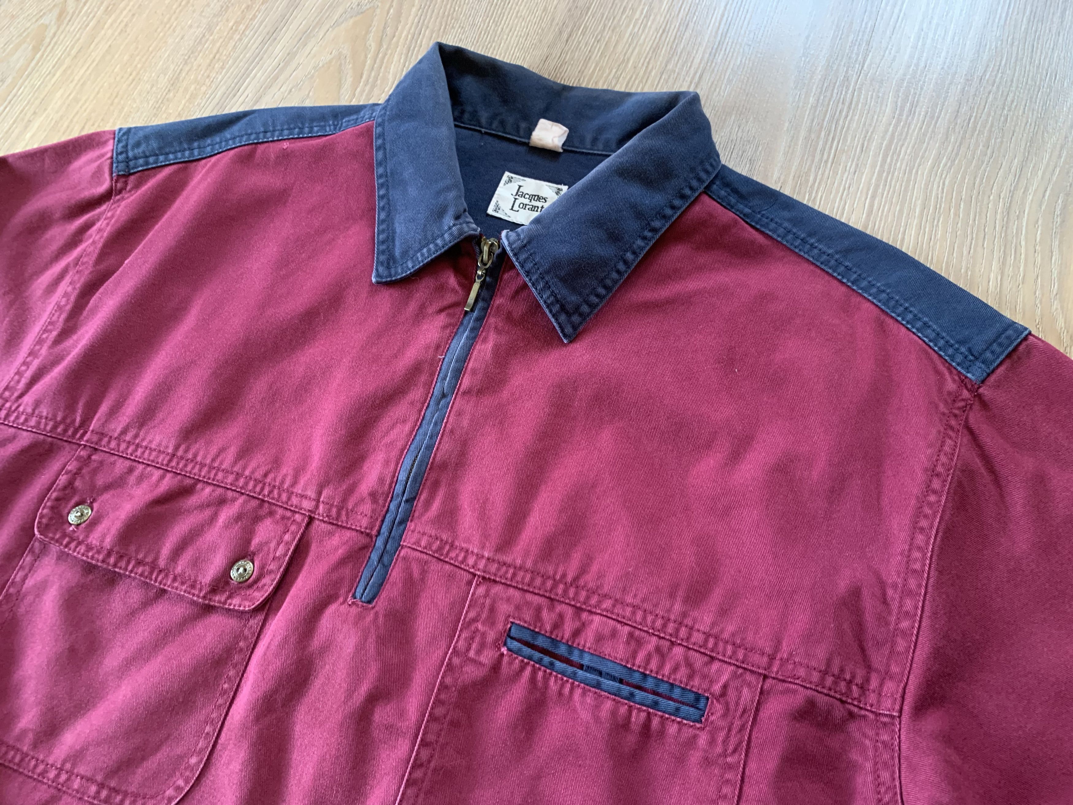 Designer × Vintage Vintage Jacques Lorant Quarter Zip Polo Sweatshirt Size US M / EU 48-50 / 2 - 4 Thumbnail