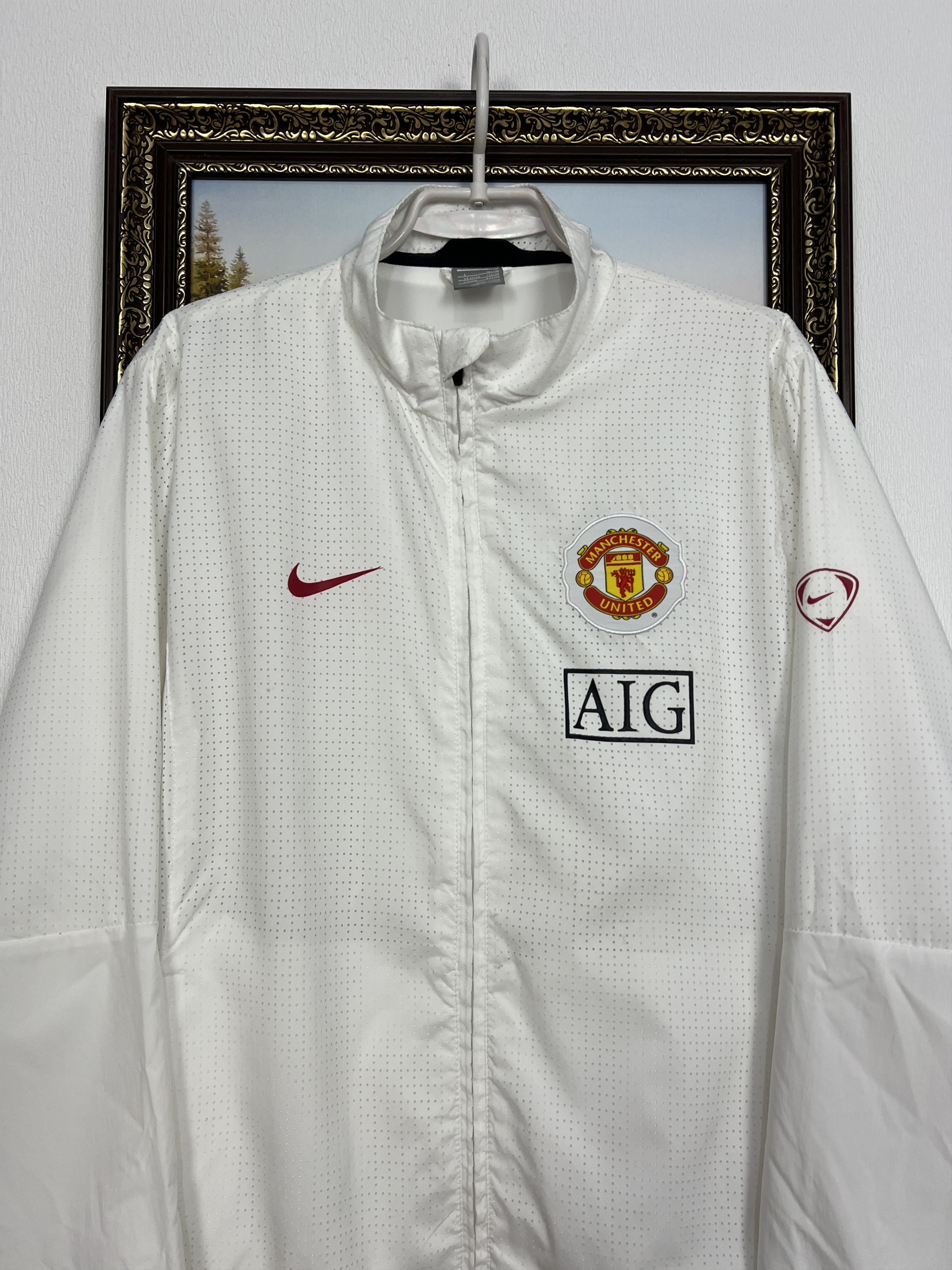 Nike Vintage Nike Manchester United Football Jacket Soccer Track Size US L / EU 52-54 / 3 - 2 Thumbnail
