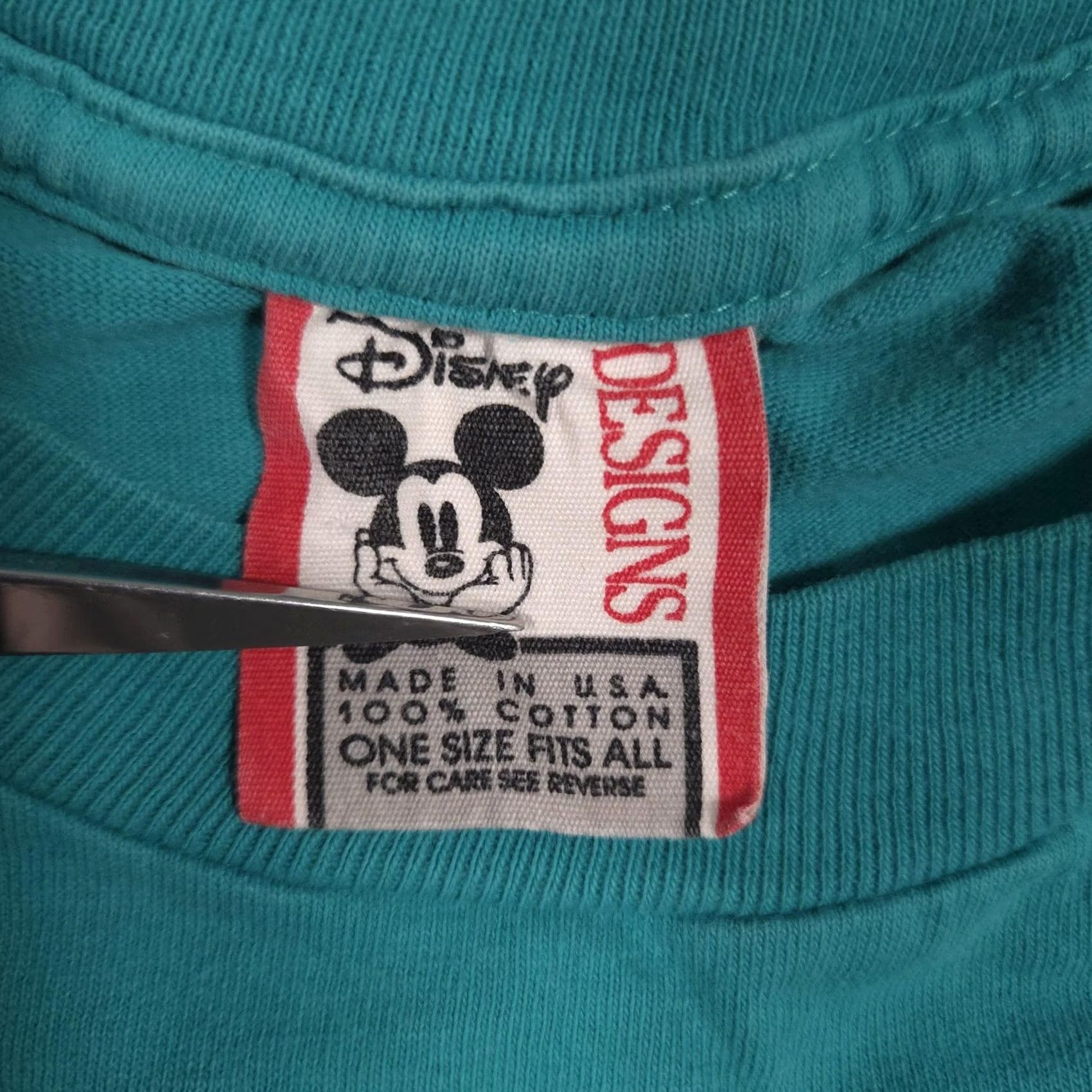 Disney VINTAGE Disney Minnie Mouse Shirt Mens OS Green Walt Disney World Tee USA 90s Size US M / EU 48-50 / 2 - 6 Thumbnail