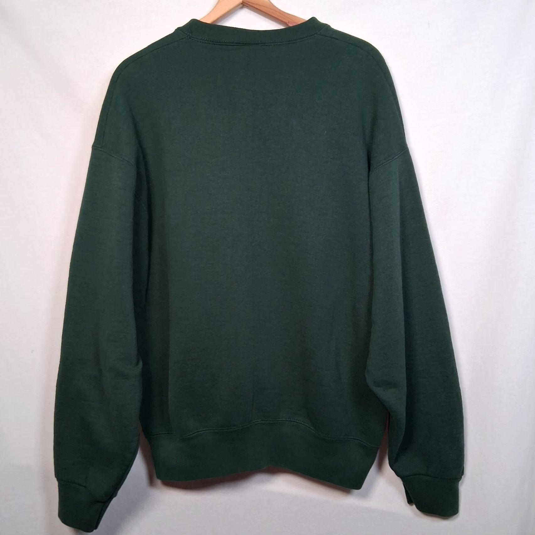Fruit Of The Loom VINTAGE Fruit of the Loom Sweatshirt XL Green Embroidered Crewneck San Francisco California USA Men Size US XL / EU 56 / 4 - 3 Thumbnail