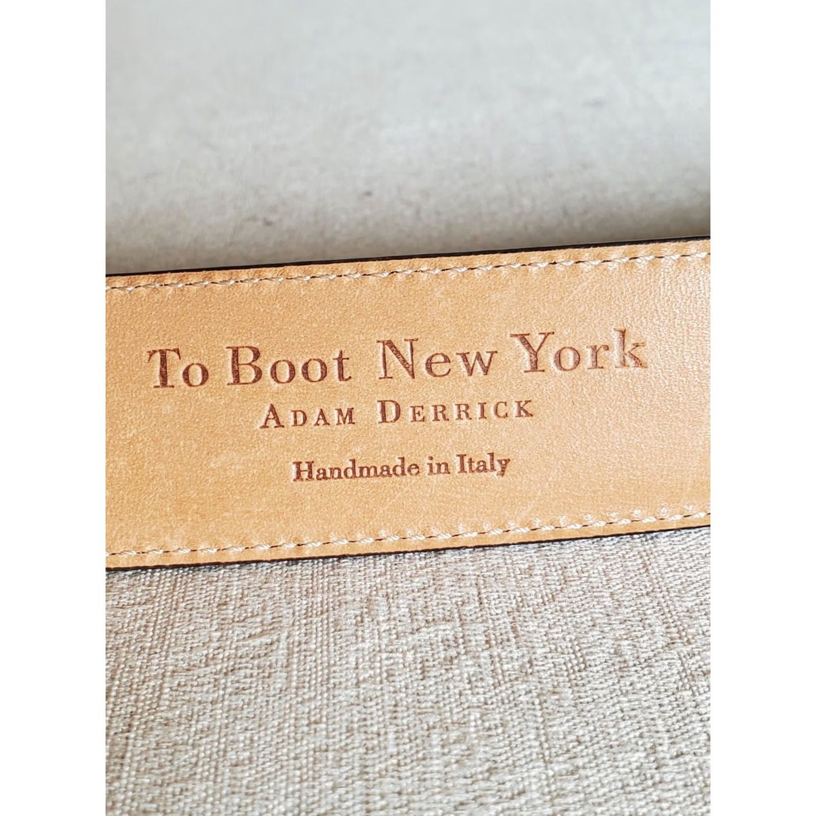 To Boot New York To Boot New York Dress Mens 44 Brown Adam Derrick Leather Belt Parma Tek Italy Men Size 44 - 7 Thumbnail