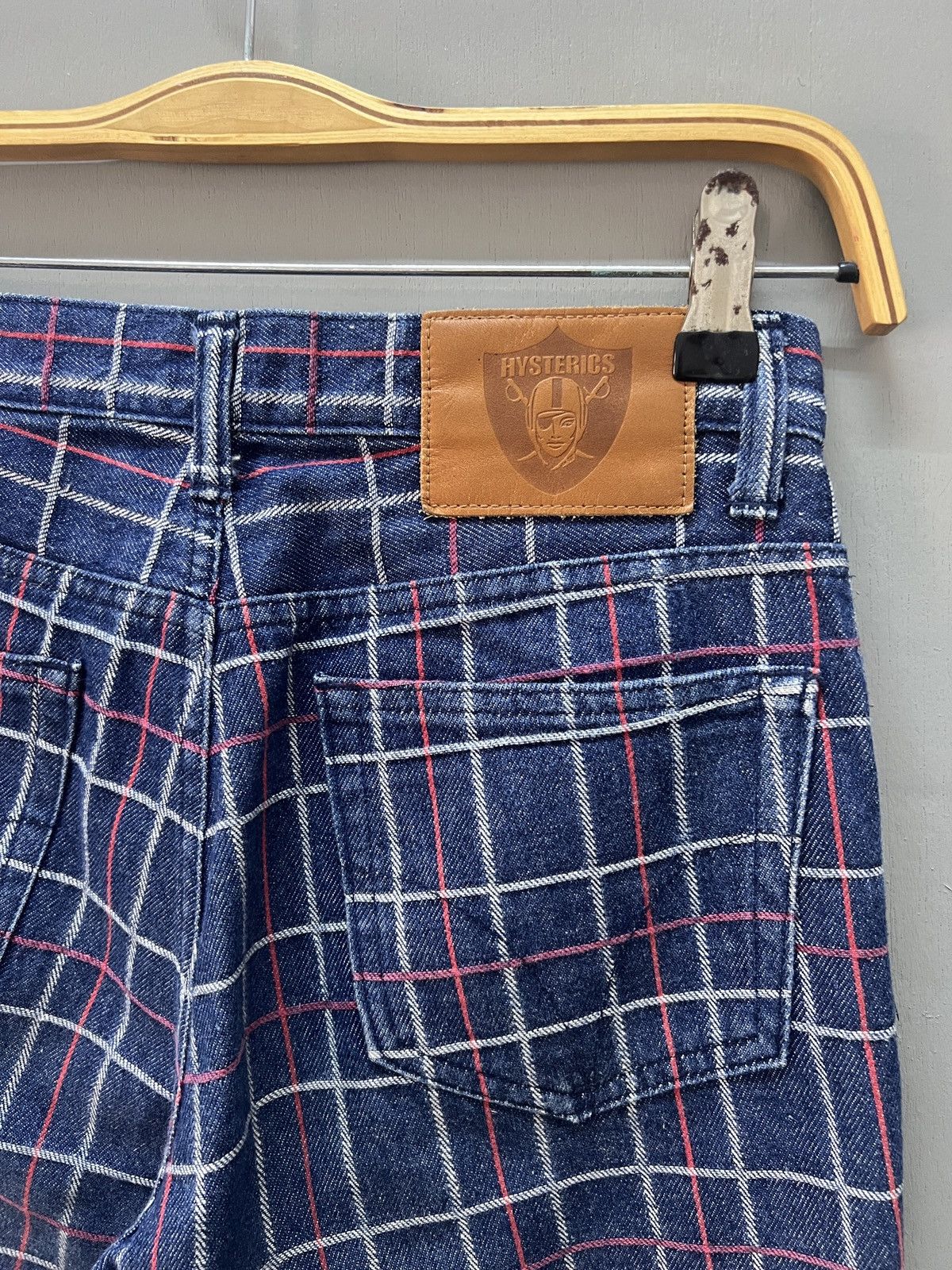 Hysteric Glamour Hysteric Glamour Checkered Denim Pant Size 27" / US 4 / IT 40 - 5 Thumbnail