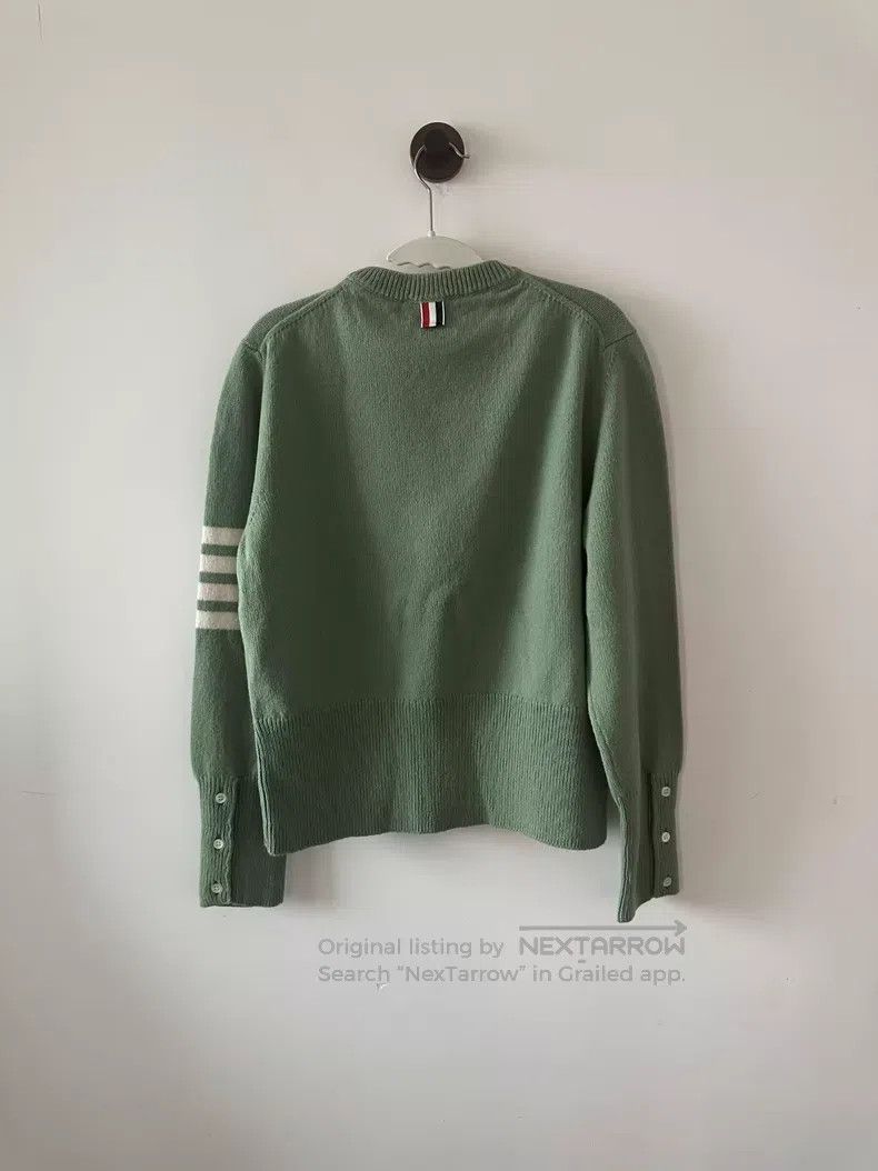 Thom Browne Thom Browne Green wool sweater Size US M / EU 48-50 / 2 - 2 Thumbnail