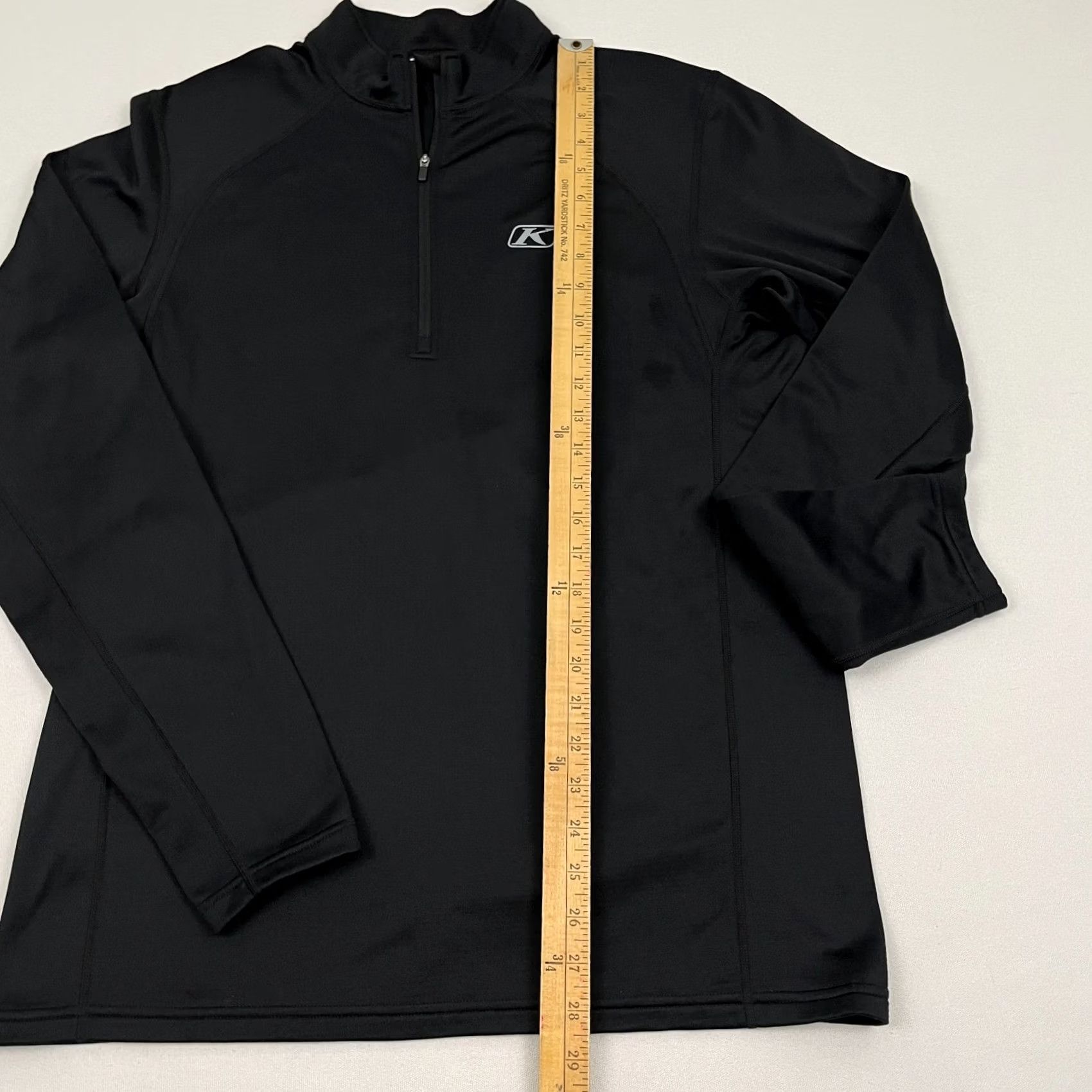 Vintage Klim Defender Pullover Mens M Black Fleece Lined Quarter Zip Active Sweatshirt Size US M / EU 48-50 / 2 - 5 Thumbnail