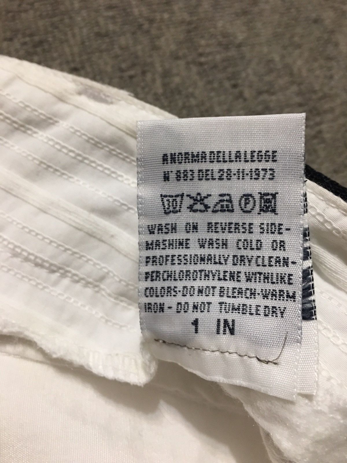 Dolce & Gabbana Dolce & Gabbana Vintage White Stripped Cotton Pants Size 31 Size 31" - 13 Thumbnail