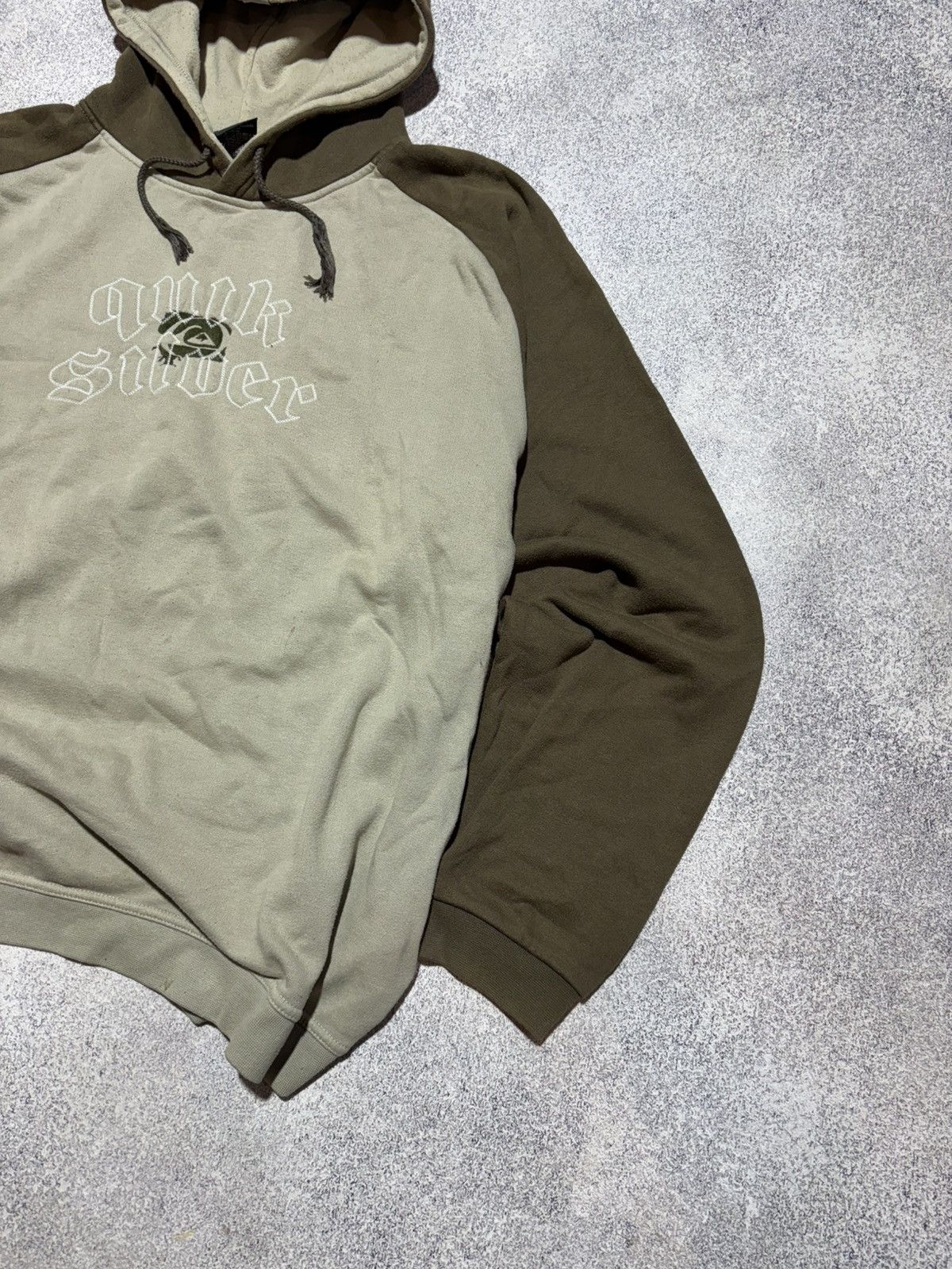 Quiksilver × Vintage Quiksilver Vintage Hoodie Surf Y2K Big logo Retro Sweatshirt Size US XL / EU 56 / 4 - 3 Thumbnail