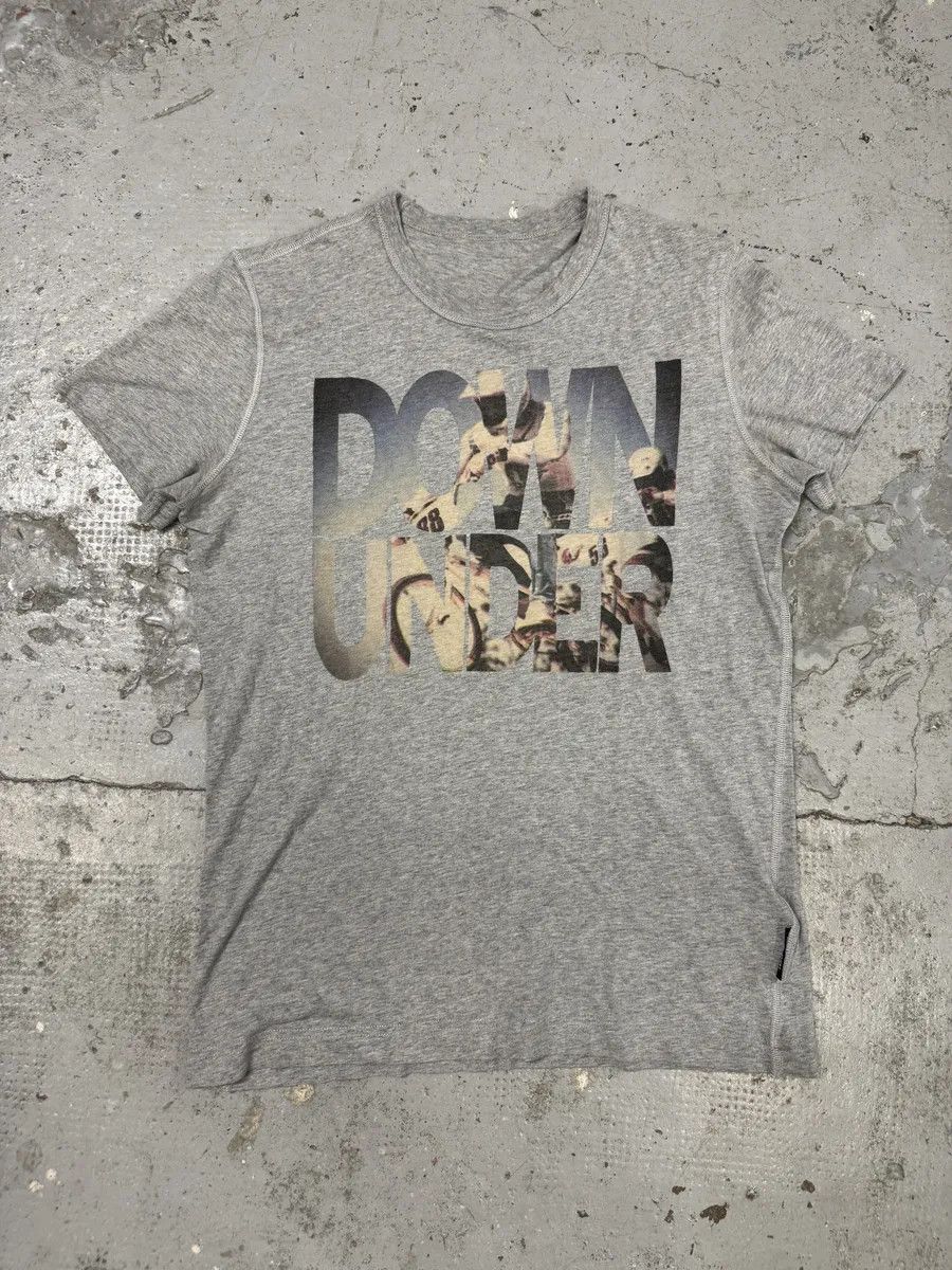 Dolce & Gabbana 2000s Dolce & Gabbana Pilot Down Under Grey T-Shirt Size US S / EU 44-46 / 1 - 1 Thumbnail