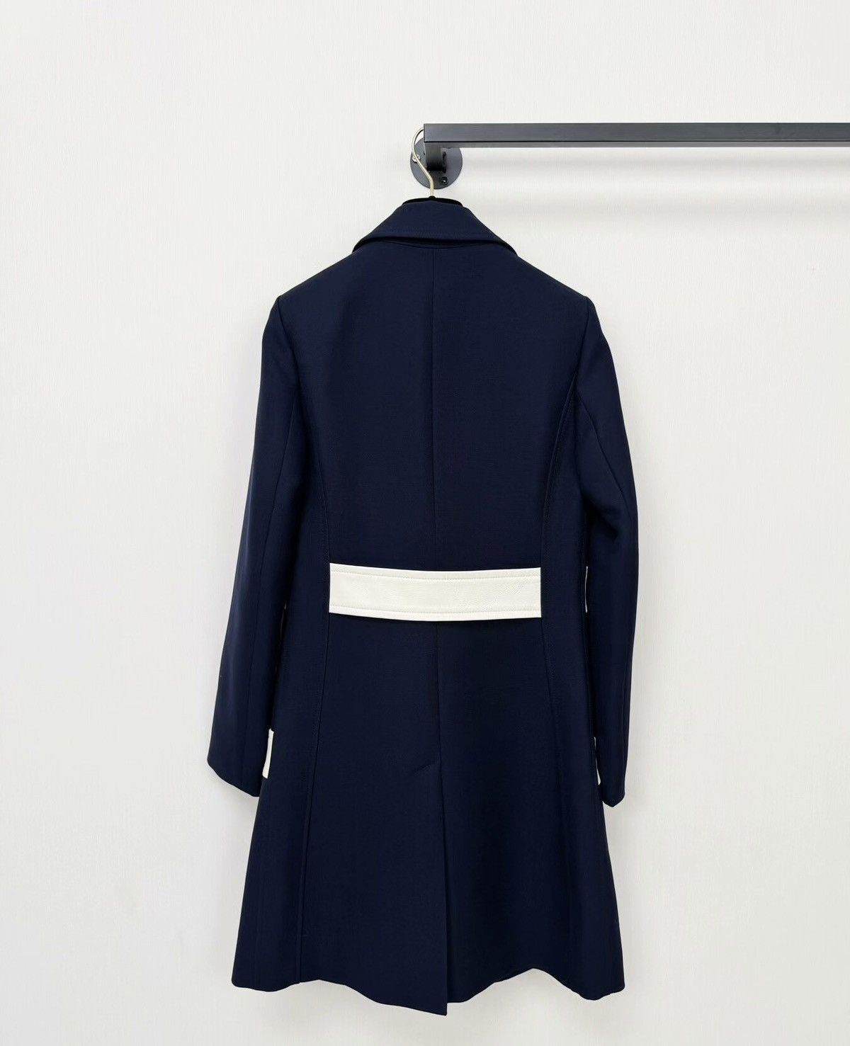 Louis Vuitton Louis Vuitton LV wool patchwork leather coat Size S / US 4 / IT 40 - 2 Thumbnail