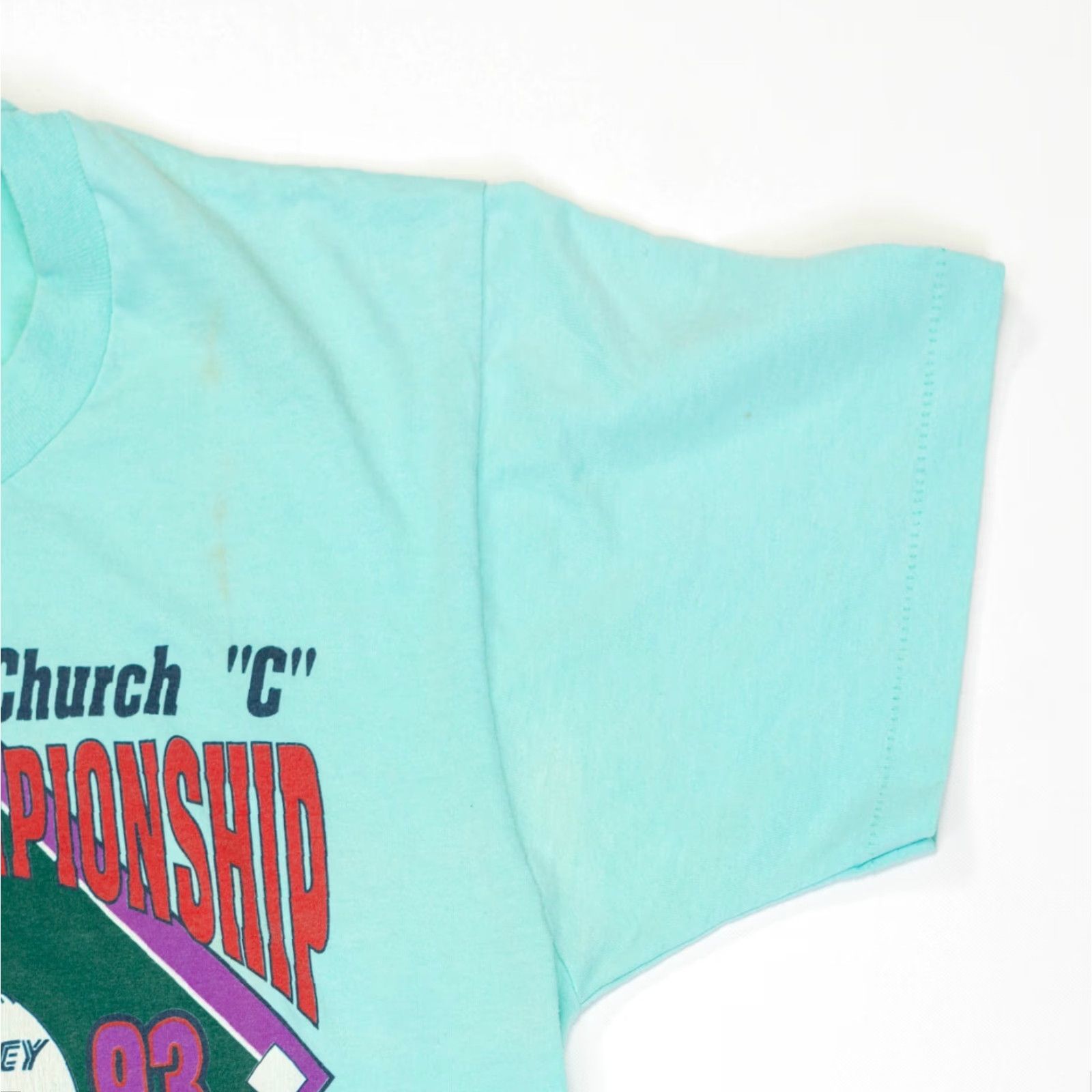 Vintage VINTAGE Texas State Championship T-Shirt Men L Green Texas State Championship T-Shirt Men 90s College Retro USA Football Knit Logo Screen Stars Best Size US L / EU 52-54 / 3 - 5 Thumbnail