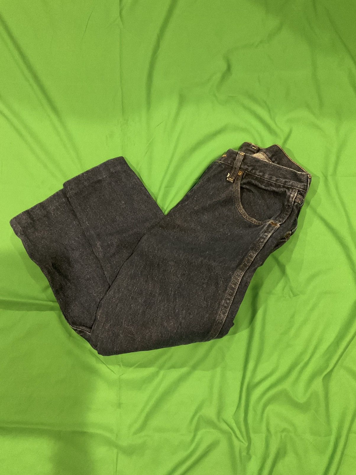 Vintage × Wrangler Vintage Navy Wrangler straight leg jeans Size US 34 / EU 50 - 1 Thumbnail