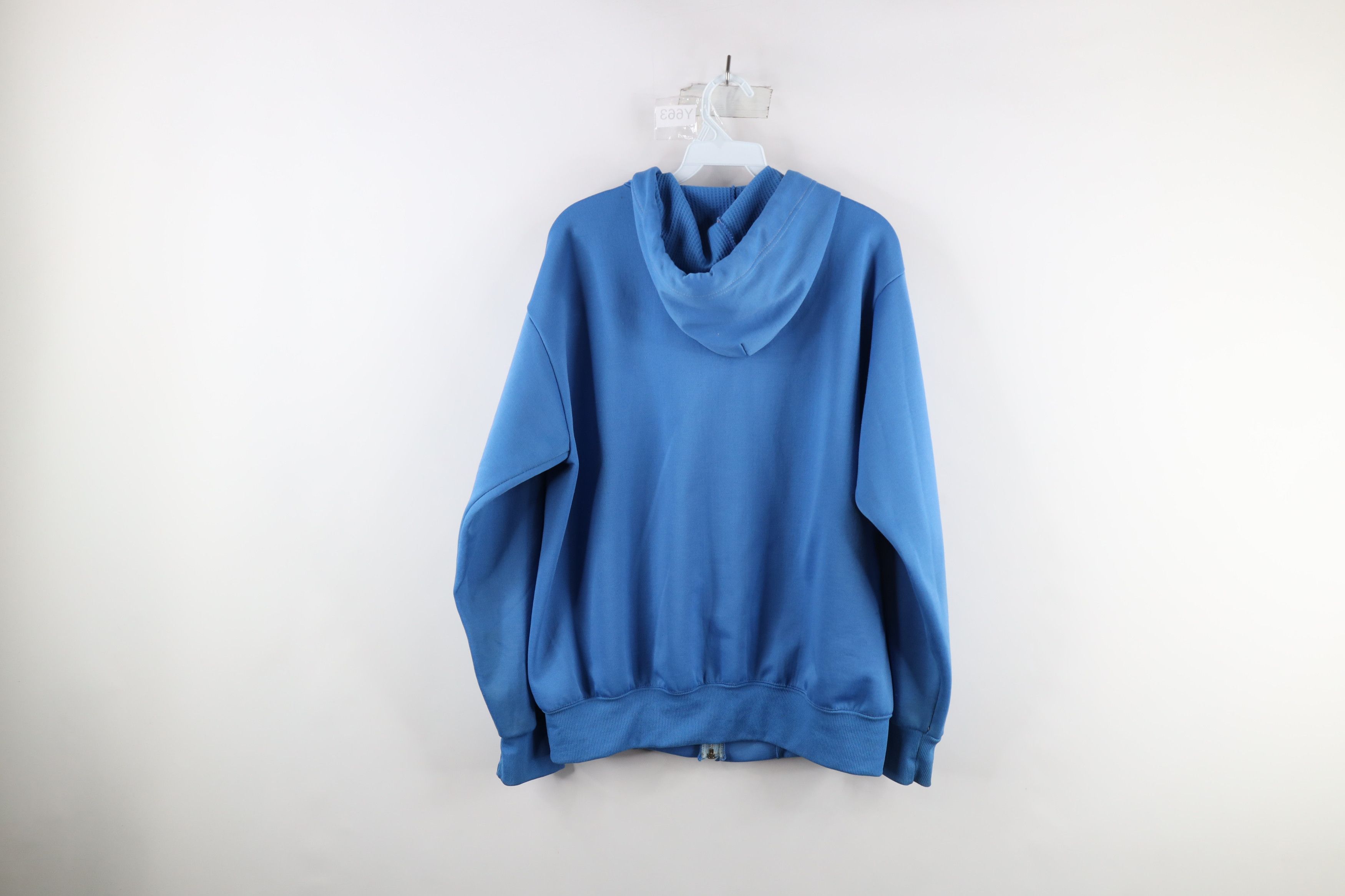 Vintage Vintage 70s Streetwear Thermal Waffle Knit Lined Hoodie USA Size US M / EU 48-50 / 2 - 11 Thumbnail
