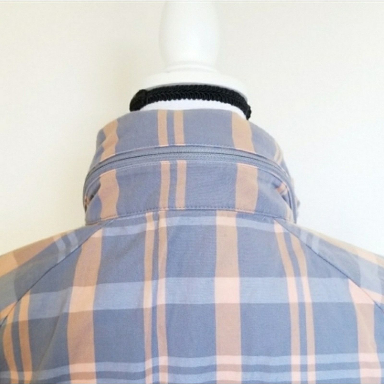 Nike Nike Firefly Gray and Orange Plaid Zip-up Jacket with Hood Size XS / US 0-2 / IT 36-38 - 4 Thumbnail