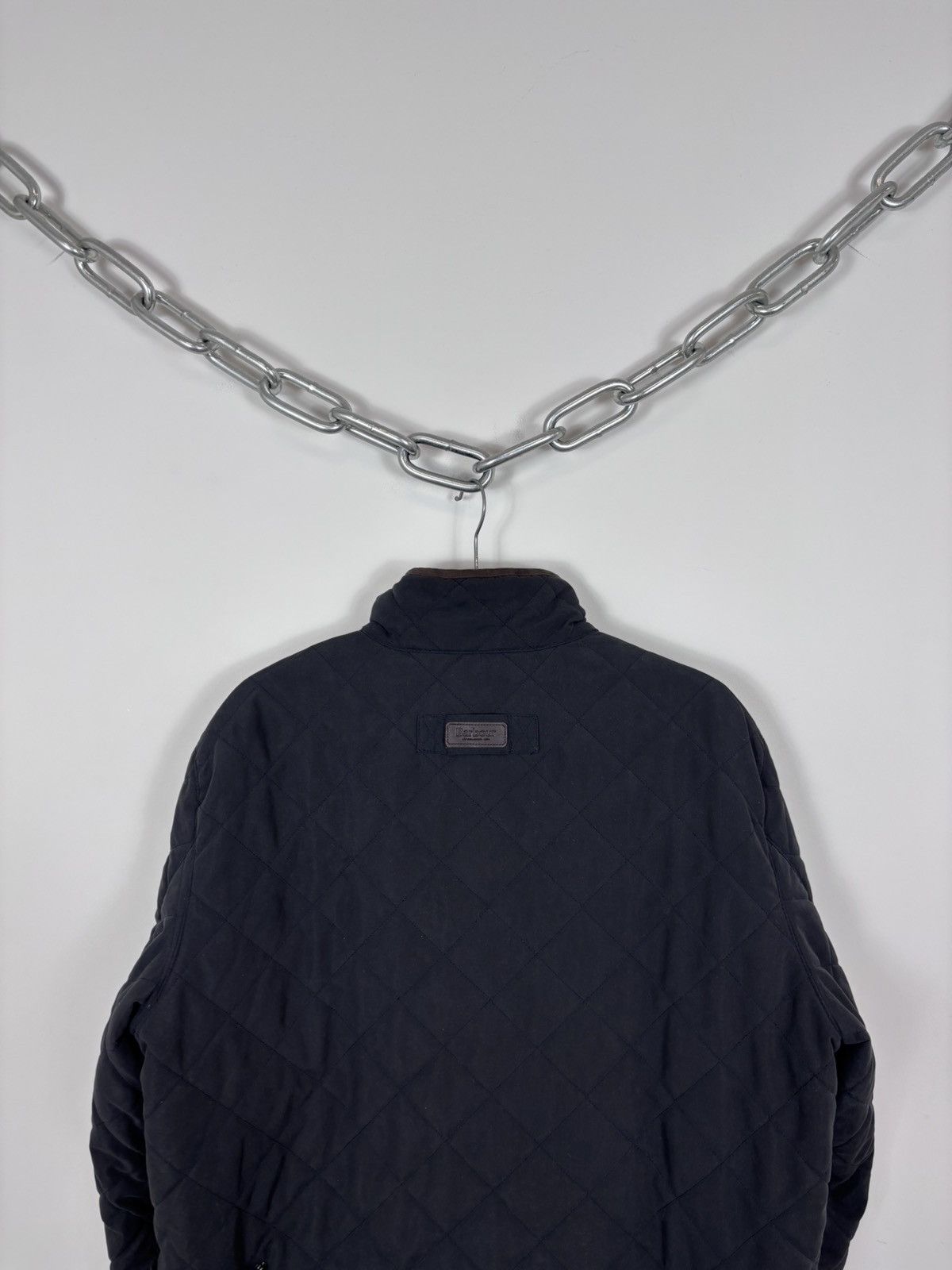 Barbour Barbour Men’s Waterproof Shoveler Quilted Jacket Navy Coat Size US L / EU 52-54 / 3 - 19 Thumbnail