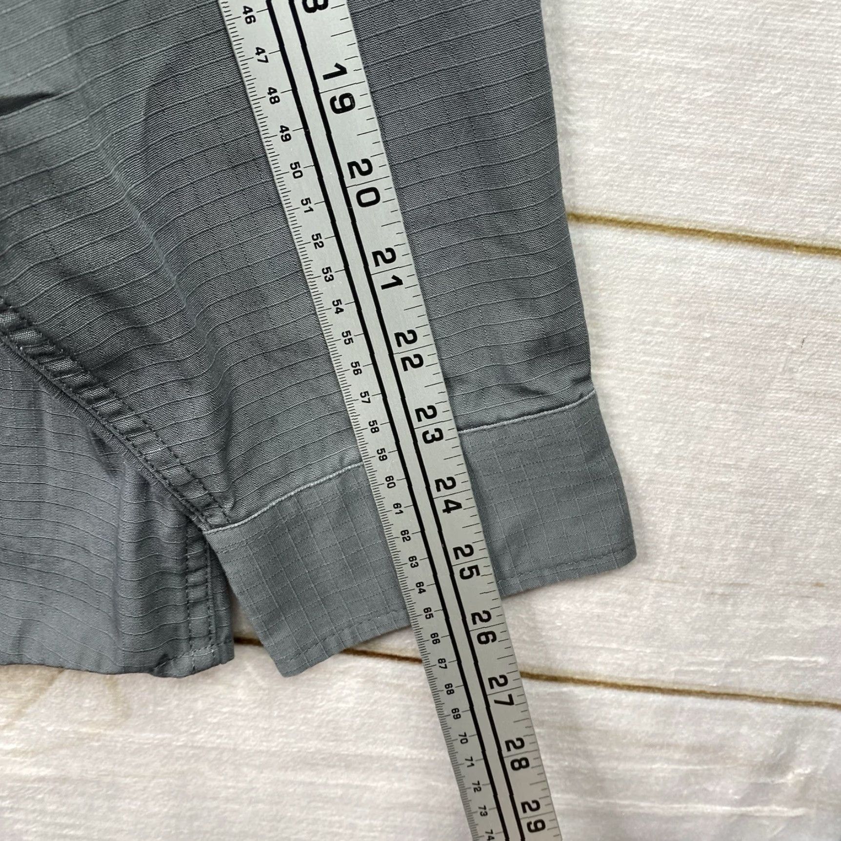 Vintage Ridgecut Toughwear Mens Shirt 2XLT Gray Ripstop Reinforced Elbow Tactical Button Size US XXL / EU 58 / 5 - 5 Thumbnail