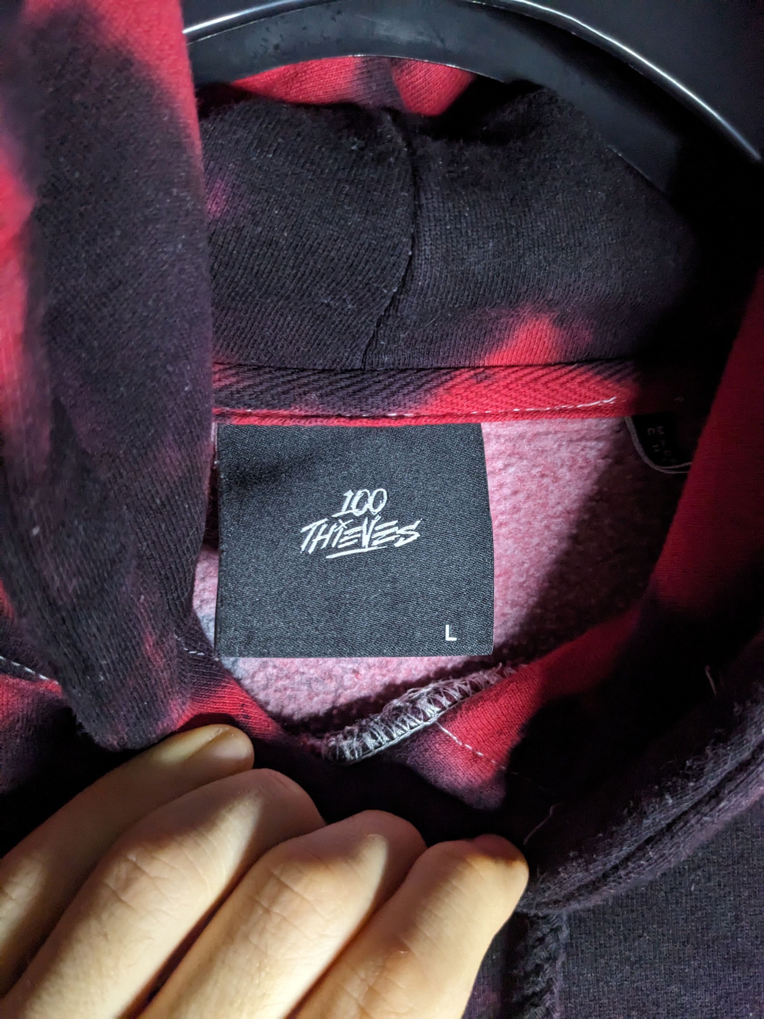 100 Thieves 100 Thieves Jam Hoodie Mens Large Tie Dye Sweater 100T Size US L / EU 52-54 / 3 - 9 Thumbnail