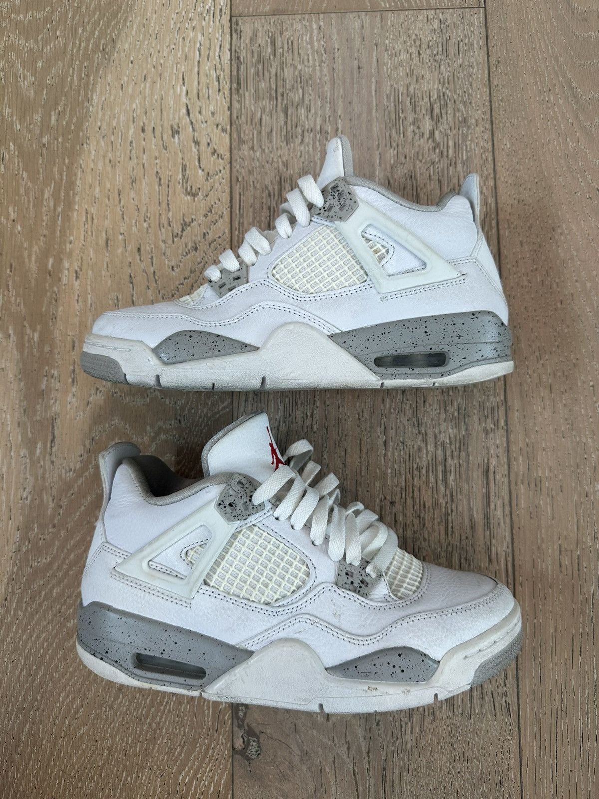 Jordan Brand Jordan 4 Retro White Oreo Size US 6 / EU 39 - 4 Thumbnail