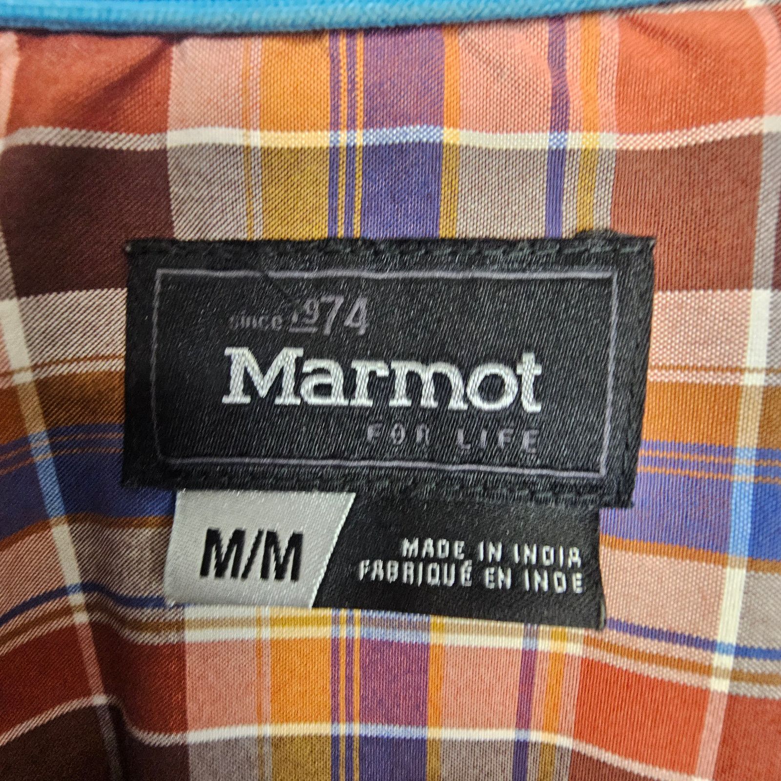 Marmot Marmot Mens Plaid Shirt Size M Gorpcore Hiking Trail Outdoor Size US M / EU 48-50 / 2 - 6 Thumbnail