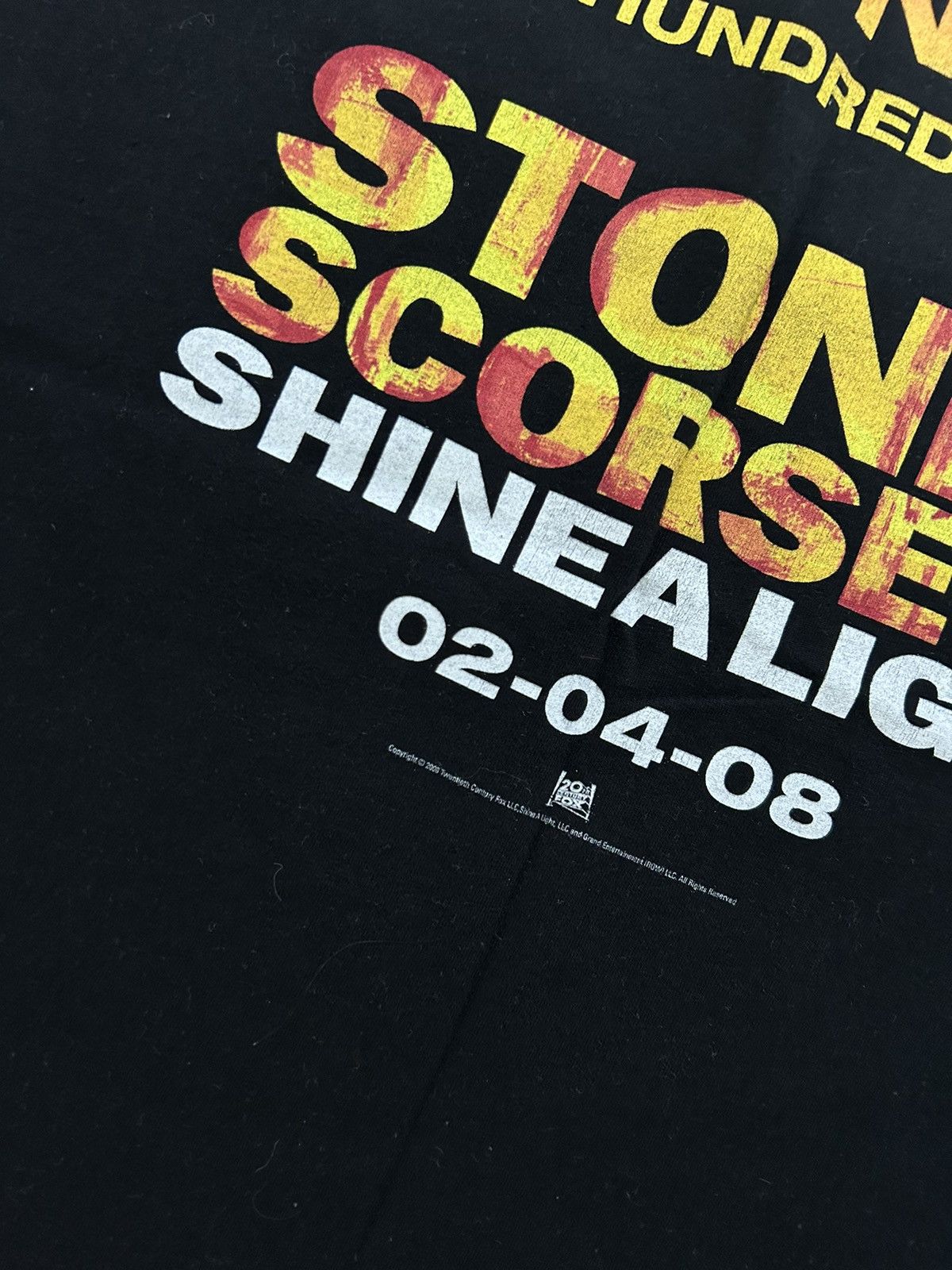 Band Tees × Vintage Vintage 2008 The Rolling Stones Shine A Light T-Shirt Size US L / EU 52-54 / 3 - 11 Thumbnail