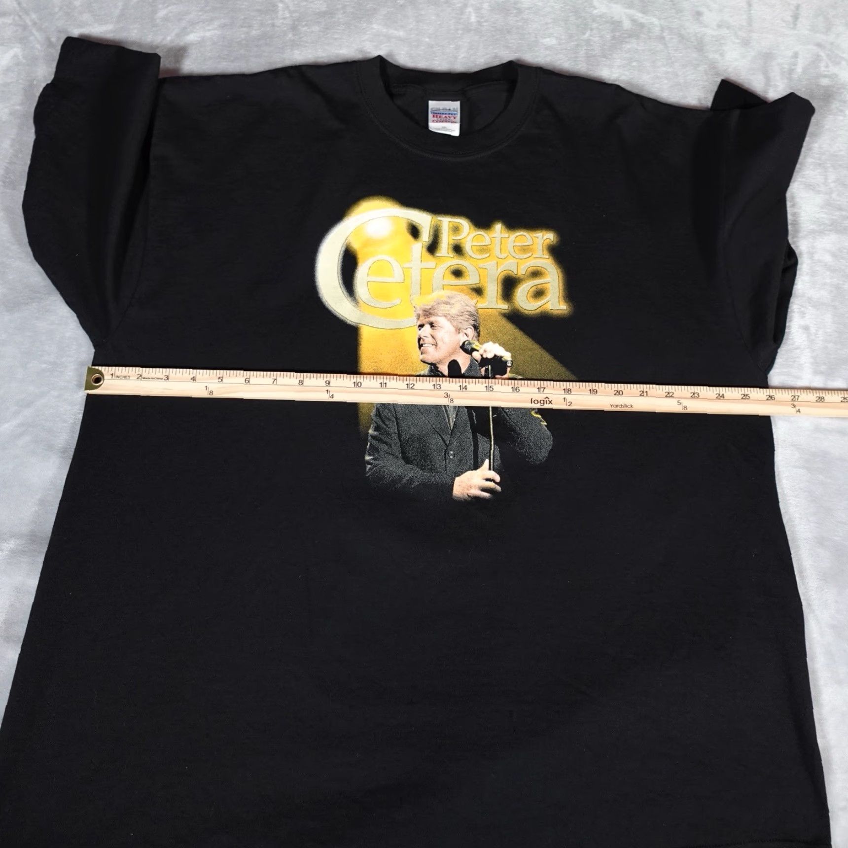 Vintage Vintage Peter Cetera Music T-Shirt Mens 2XL Short Sleeve Black Cotton Y2K Size US XXL / EU 58 / 5 - 6 Thumbnail