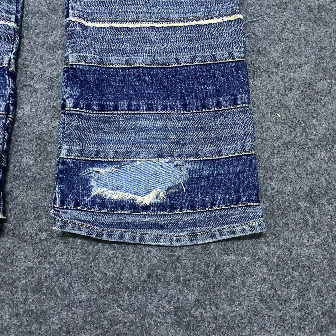 Hysteric Glamour Delete Vintage Kinky Hysteric Glamour Patchwork Hagi Denim Size US 31 - 12 Thumbnail
