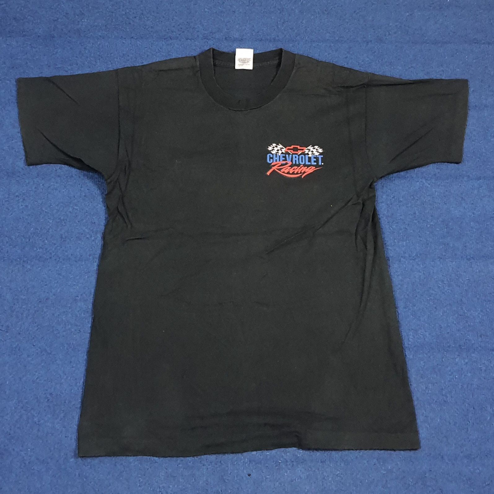 Fruit Of The Loom Vintage 90s Chevrolet Racing Single Stitch Tshirt C285N26 Size US M / EU 48-50 / 2 - 5 Thumbnail