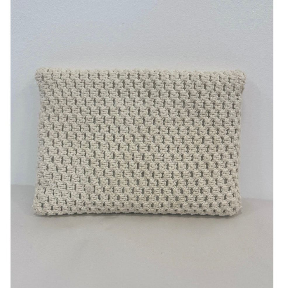 Other Vintage Mister Ernest Macrame Crochet Clutch Cream Boho Bag Size ONE SIZE - 3 Thumbnail