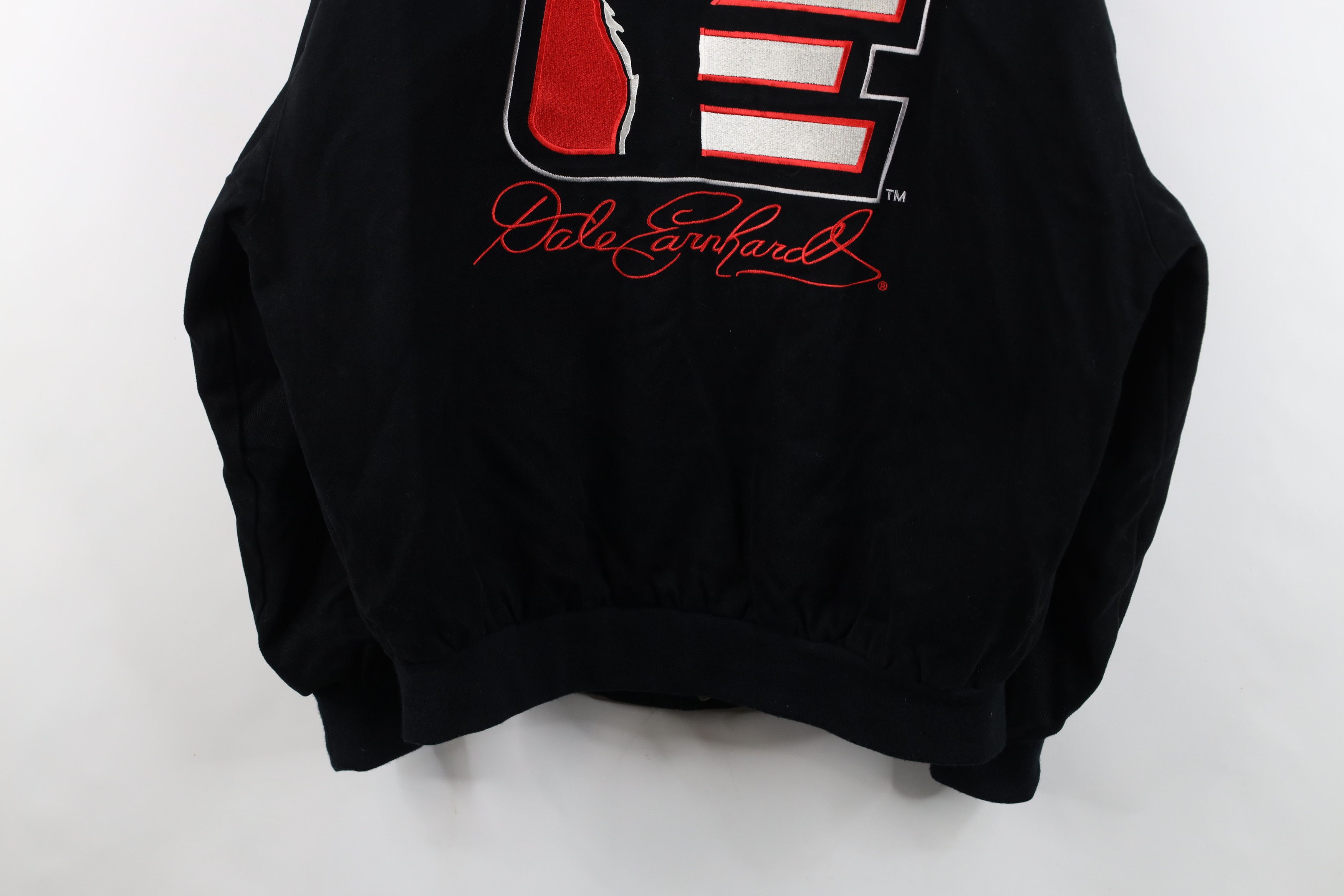 Vintage Vintage 90s NASCAR Earnhardt Racing Pit Crew Jacket Black Size US XL / EU 56 / 4 - 18 Thumbnail