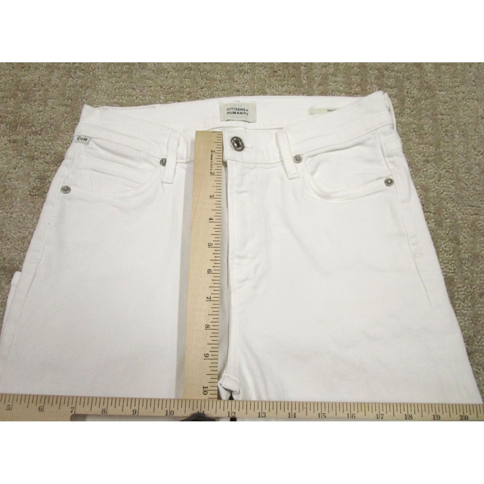 Citizens Of Humanity Citizens of Humanity Jeans Women 28 White High Rise Rocket Ankle Skinny Pants Size 28" / US 6 / IT 42 - 7 Thumbnail