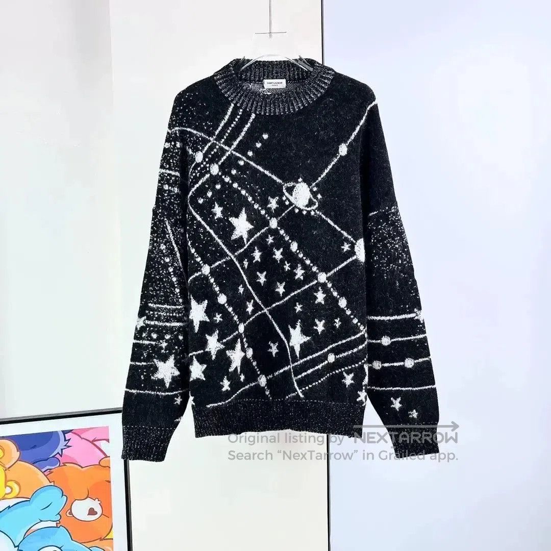 Saint Laurent Paris Saint Laurent Star Pattern Sweater. Size S / US 4 / IT 40 - 1 Thumbnail