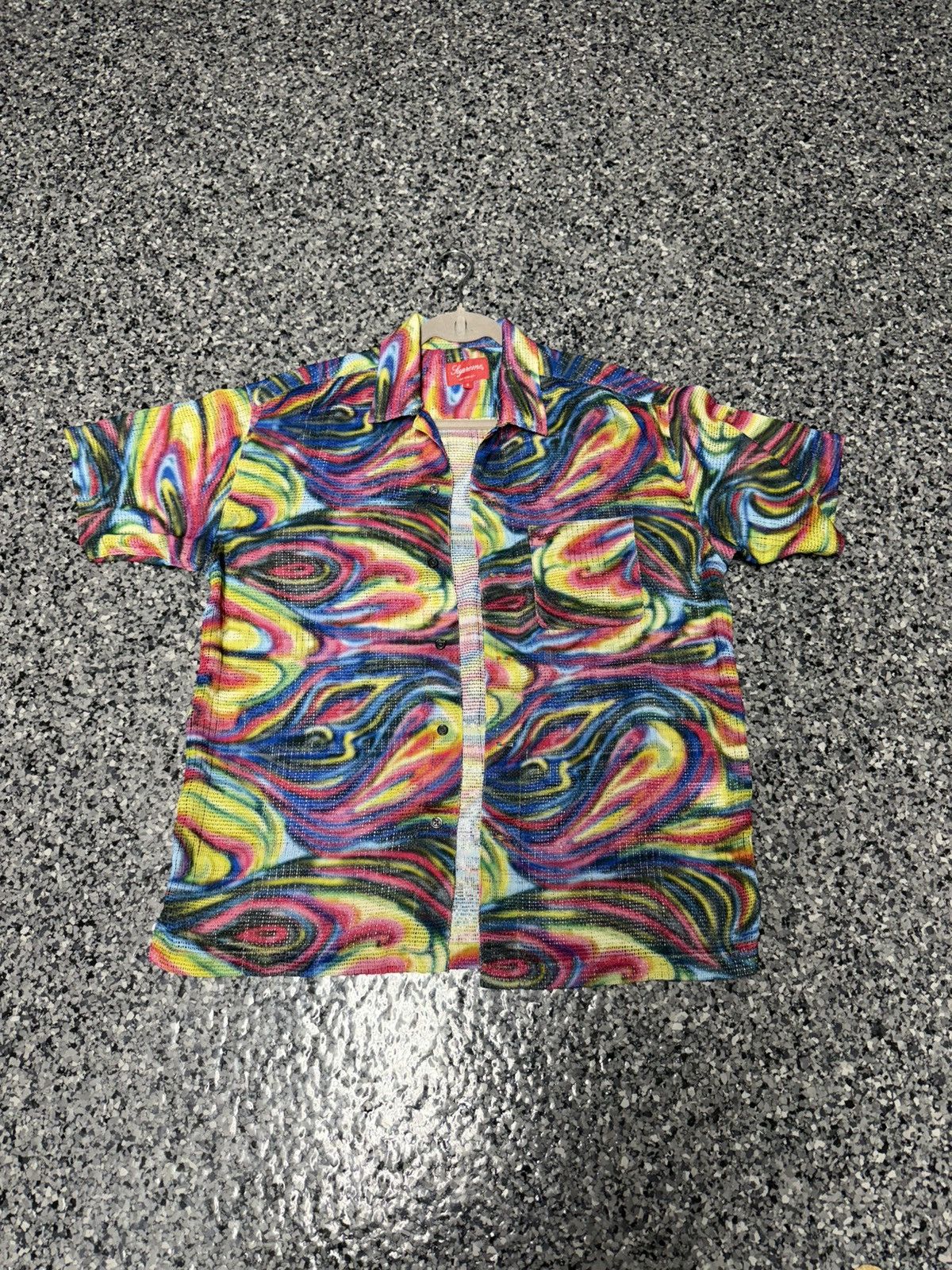 Supreme Supreme Mesh Short Sleeve Button Up Mulitcolor Size US S / EU 44-46 / 1 - 1 Thumbnail