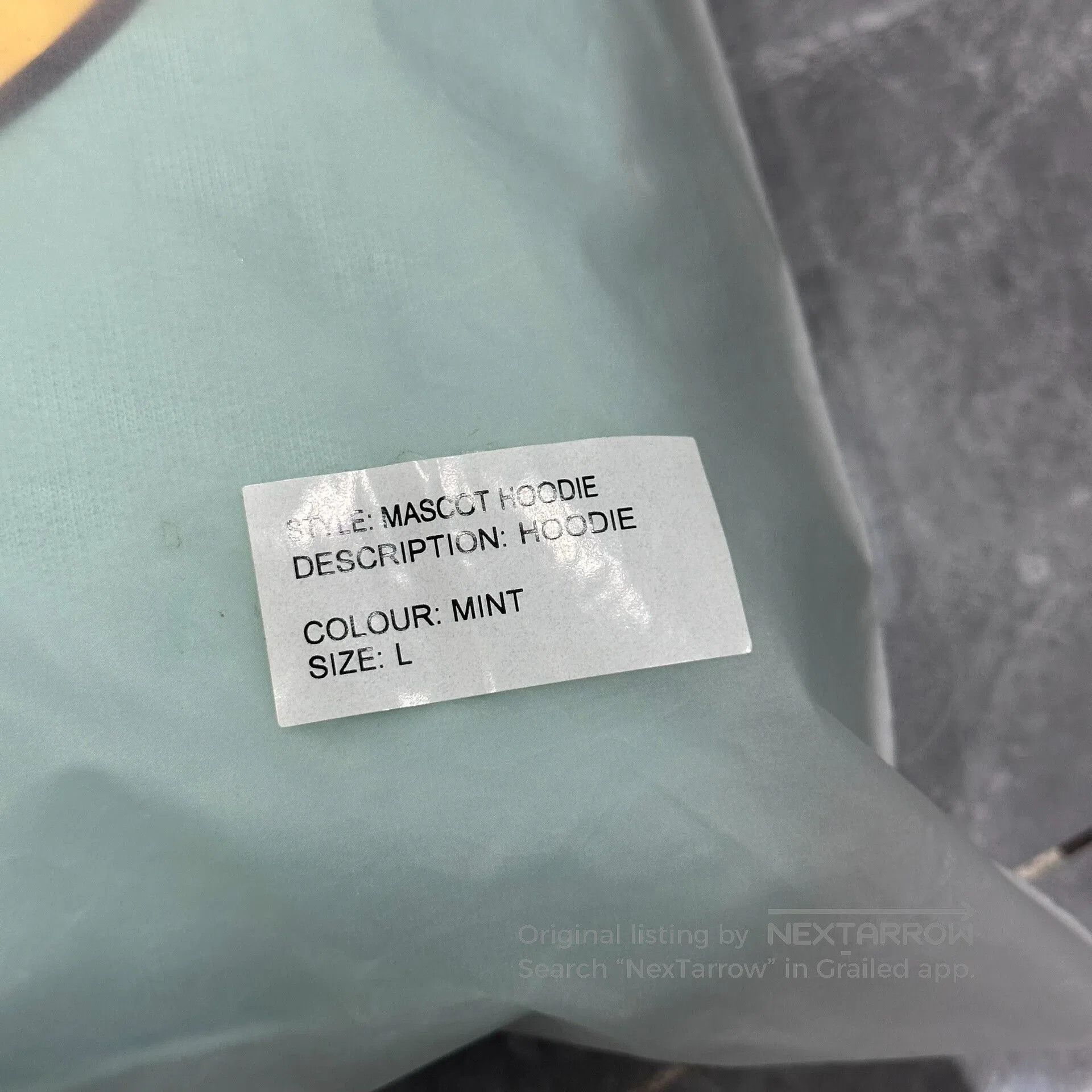 Drew House Mint Green Smiley Face Hoodie. Size US L / EU 52-54 / 3 - 4 Thumbnail