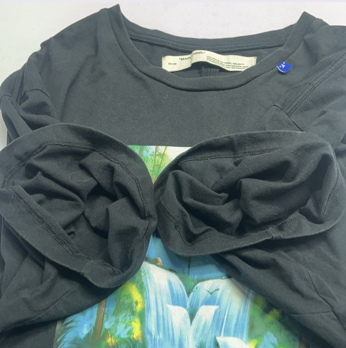 Off-White Off-White FW19 Waterfall Short Sleeve Over Tee Size US L / EU 52-54 / 3 - 8 Thumbnail