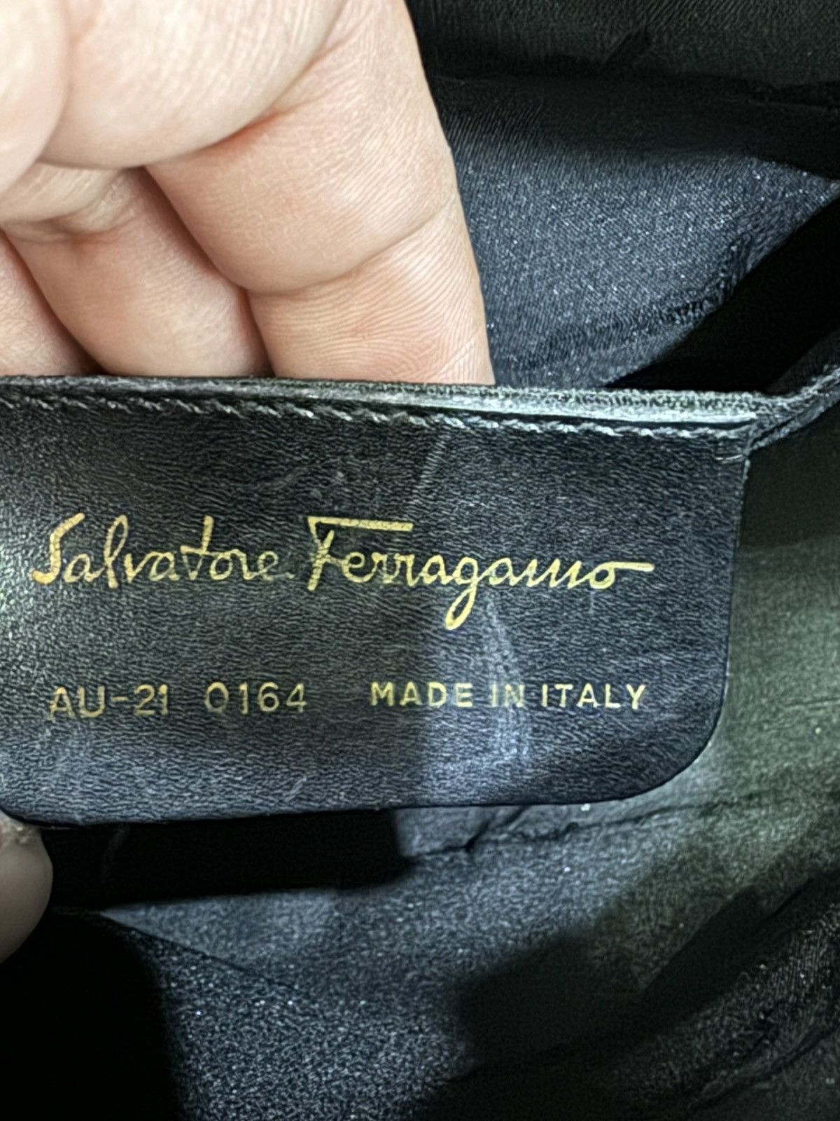 Designer × Salvatore Ferragamo SALVATORE FERRAGAMO LEATHER EVENING HANDLE BAG Size ONE SIZE - 8 Thumbnail
