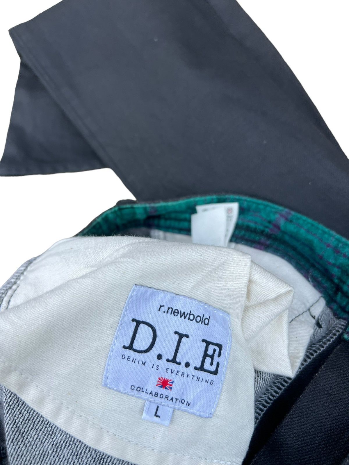R.Newbold R.Newbold X D.I.E Waxed Denim Regular Jeans Size US 31 - 20 Thumbnail