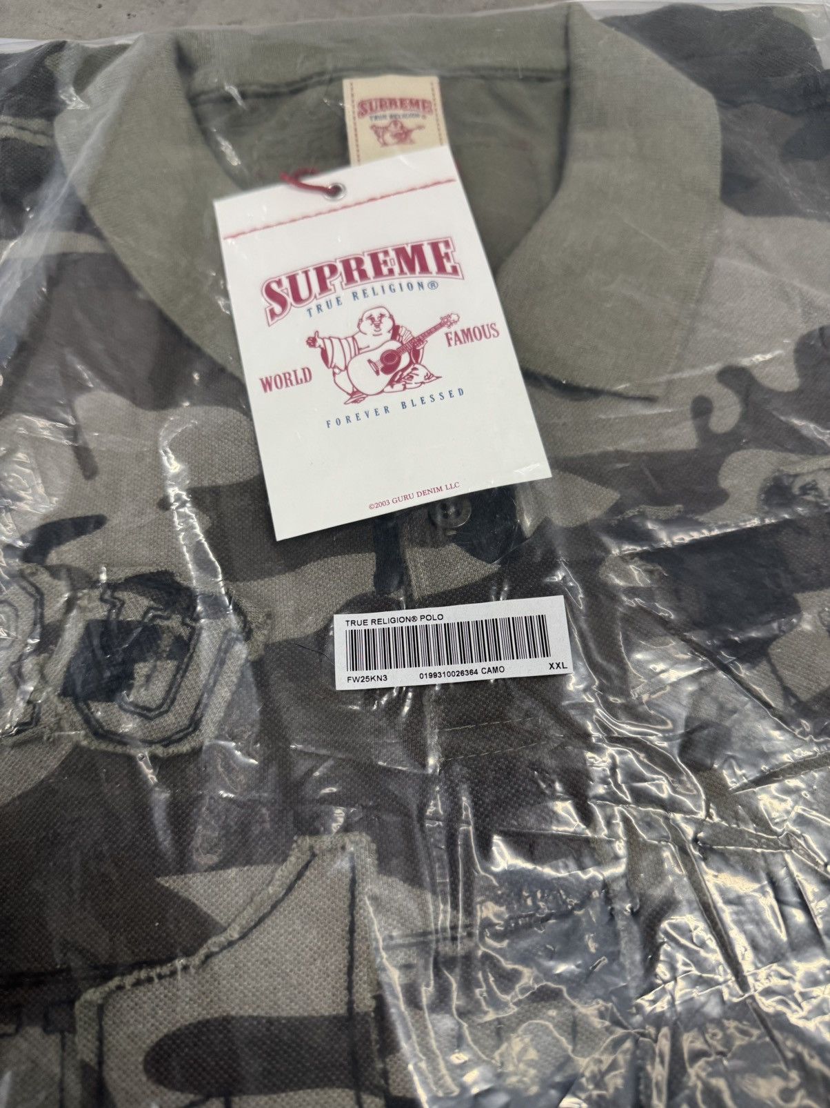 Supreme × True Religion Supreme True Religion Appliqué Polo Camo Sz. XXL IN HAND✅ Size US XXL / EU 58 / 5 - 2 Thumbnail