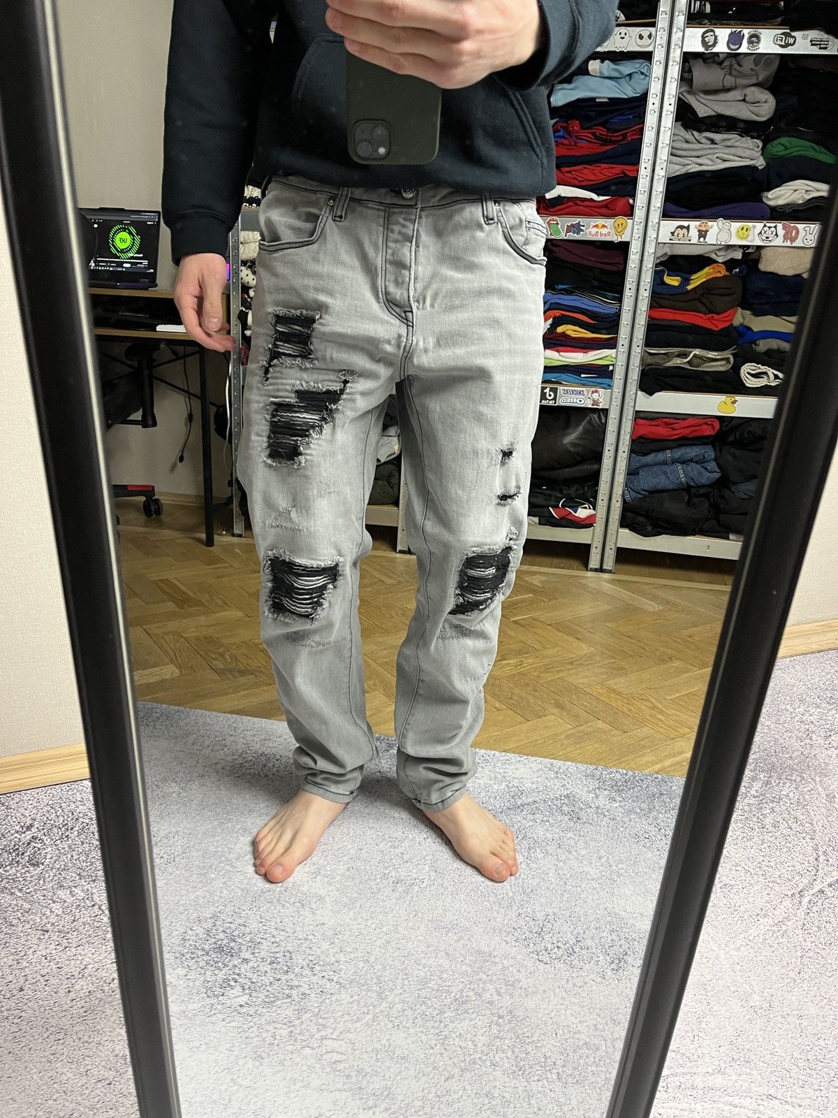 Japanese Brand × True Religion True Religion Rocco Distressed Relaxed Skinny Jeans Y2k Rare Size US 34 / EU 50 - 2 Thumbnail