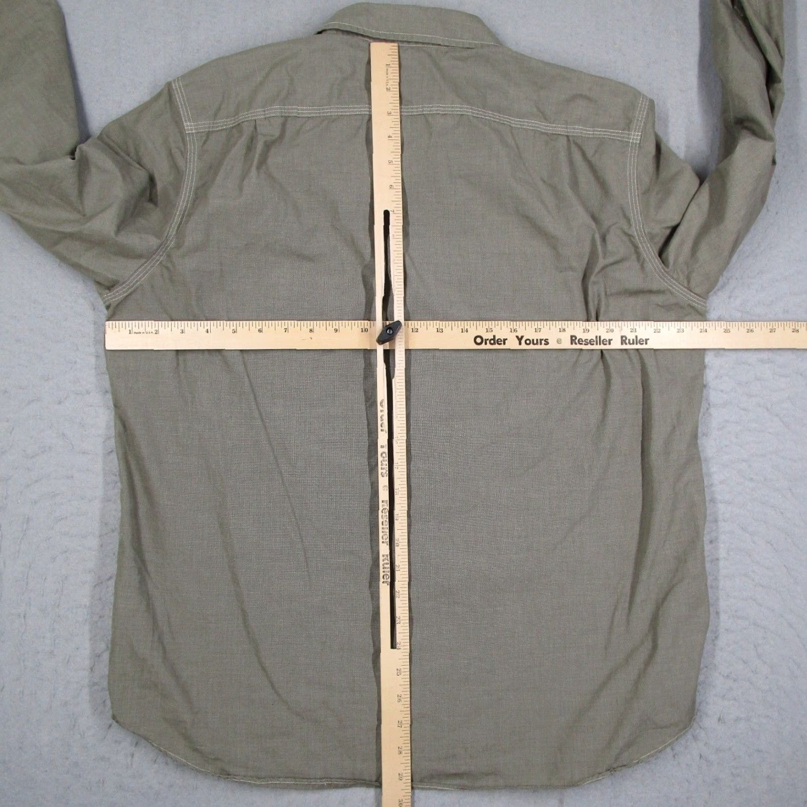 J.Crew J.Crew Shirtings Shirt XL Olive Green Cotton Button-Down Work Shirt 81233 HO06 Size US XL / EU 56 / 4 - 5 Thumbnail