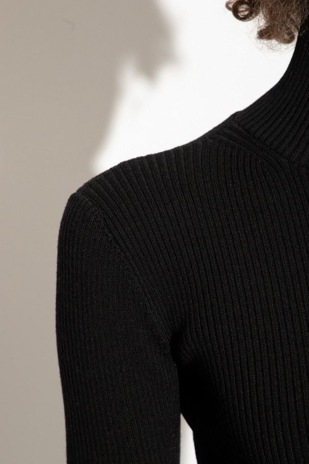Balenciaga o1mt1gz1224 Turtleneck Dress in Black Size S / US 4 / IT 40 - 5 Thumbnail
