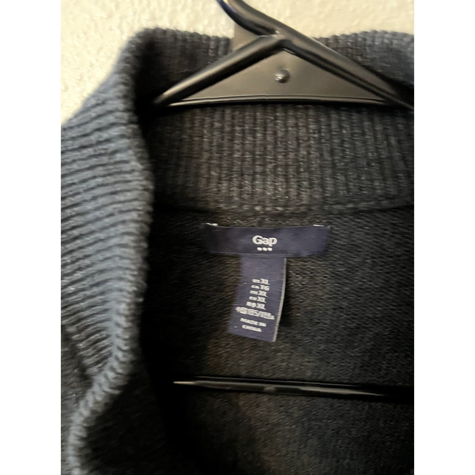 Gap VINTAGE Gap Knit Sweater Shirt XL Gray Full Zip 90s Men Regular Size XL Gray Knit Size US XL / EU 56 / 4 - 2 Thumbnail