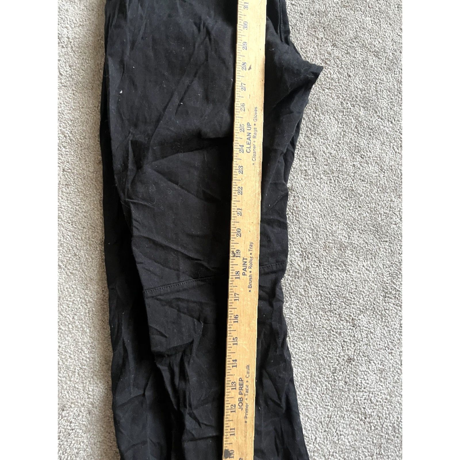 H&M Vintage H&M Women's Dress Pants Ankle Style Skinny Fit Black Business Casual Pull On Side Zip Size 12 Size 34" / US 12 / IT 48 - 6 Thumbnail