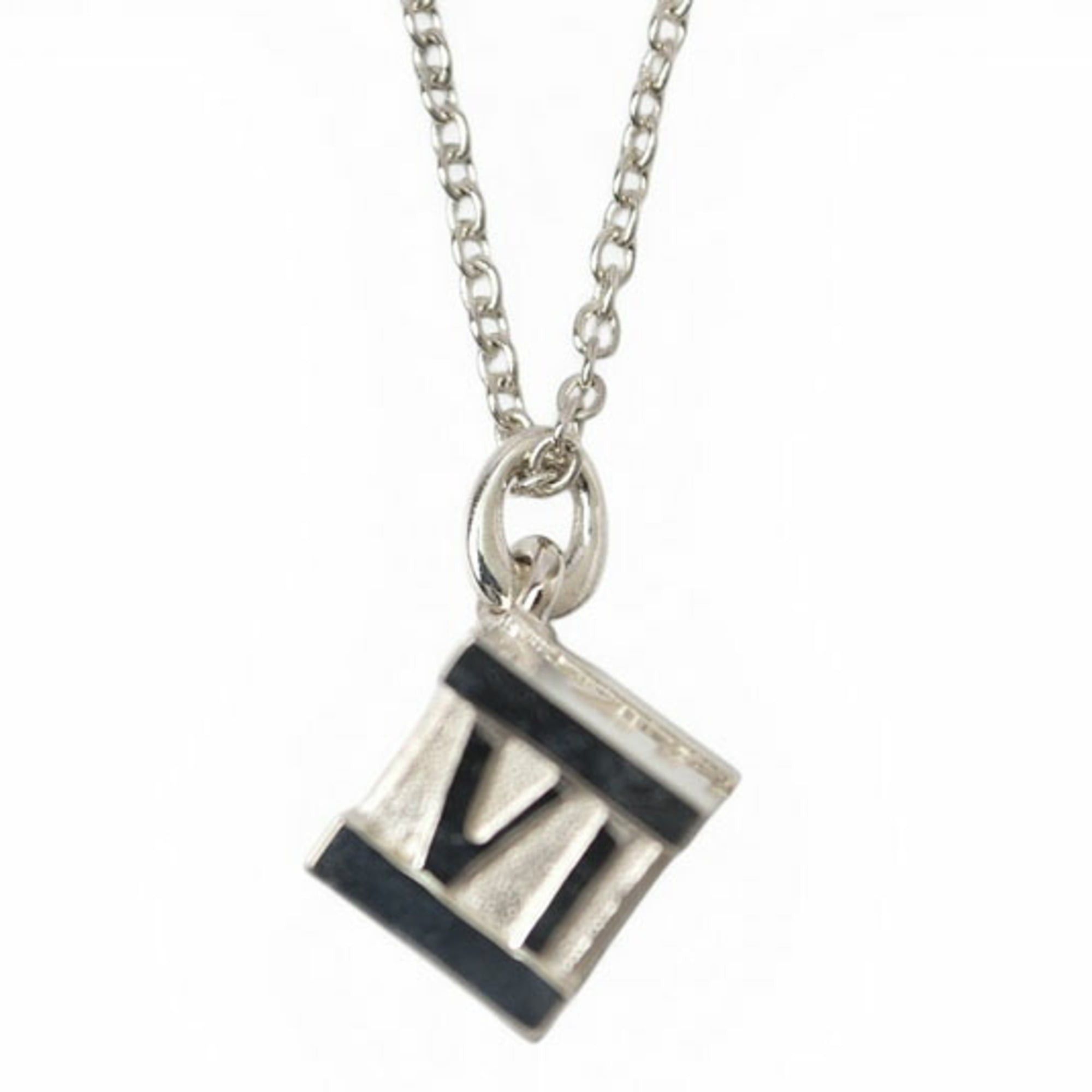Tiffany & Co. Tiffany & Co. Necklace Pendant, Silver, Atlas Cube, 0.8cm wide Size ONE SIZE - 1 Thumbnail