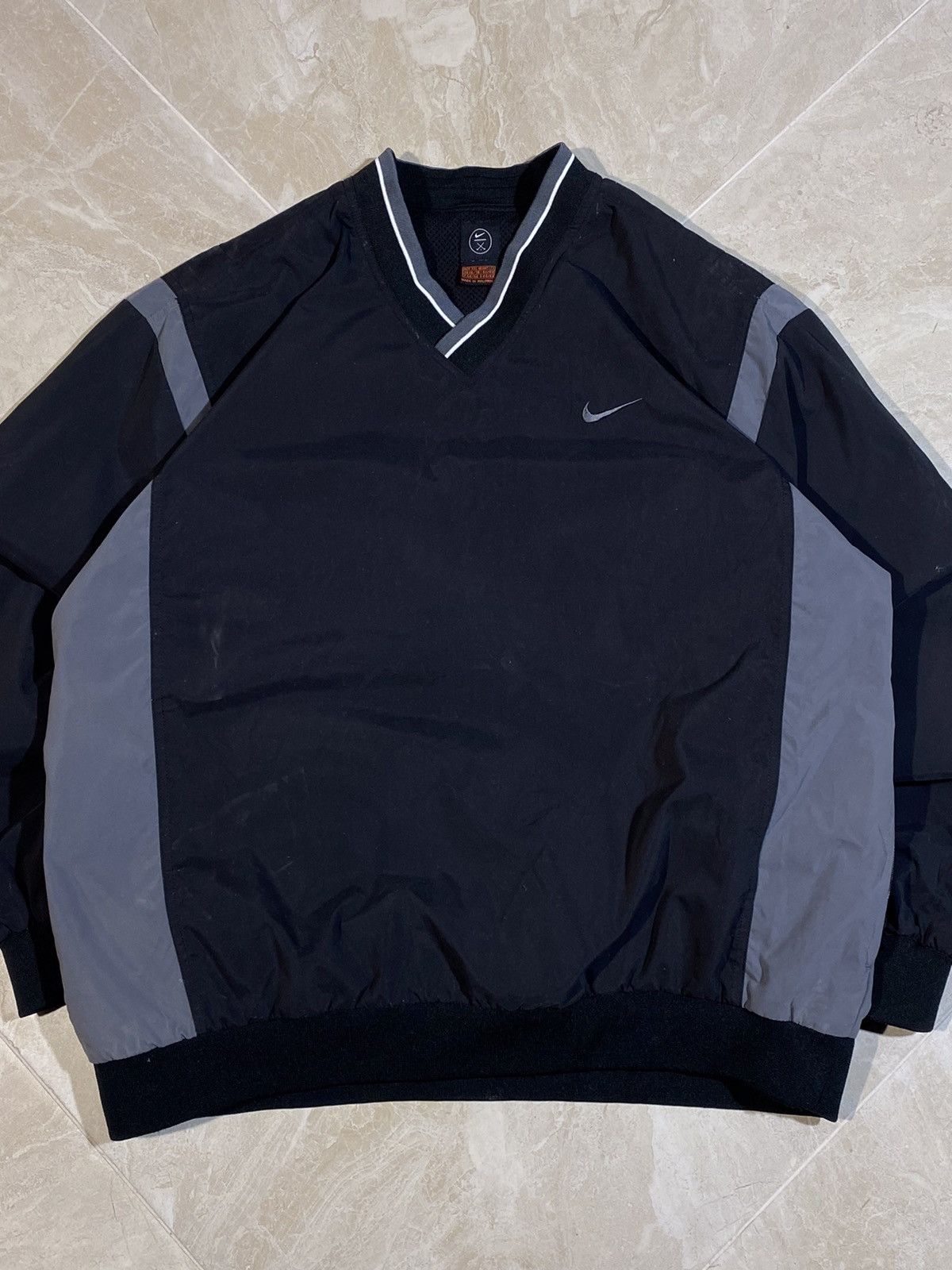 Nike 🔥 NIKE BLACK WINDBREAKER XXL GOLF VIBES STREET STYLE Size US XXL / EU 58 / 5 - 2 Thumbnail