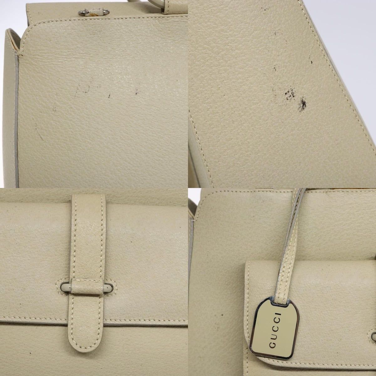 Gucci GUCCI Handbag Leather Beige 000 2058 0307 5 Size ONE SIZE - 11 Thumbnail