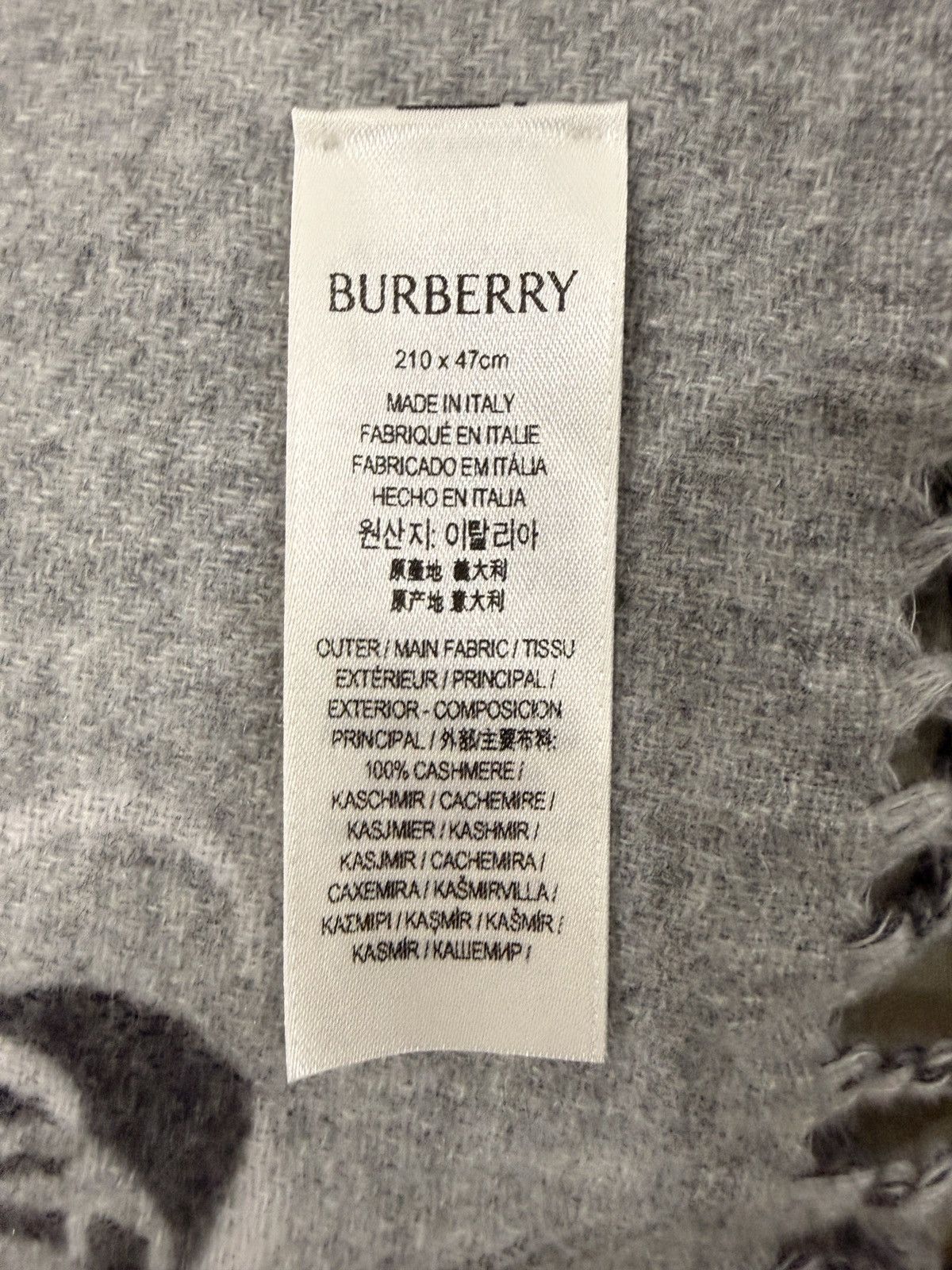 Burberry Prorsum Burberry Scarf Size ONE SIZE - 6 Thumbnail