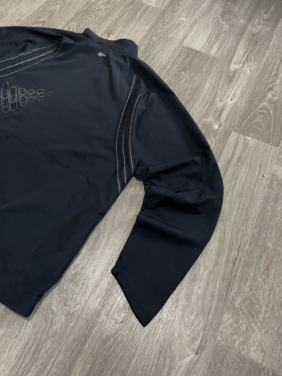 Adidas Vintage 00s Adidas Reflective 3 Stripes Nylon Track Jacket Size US L / EU 52-54 / 3 - 21 Thumbnail